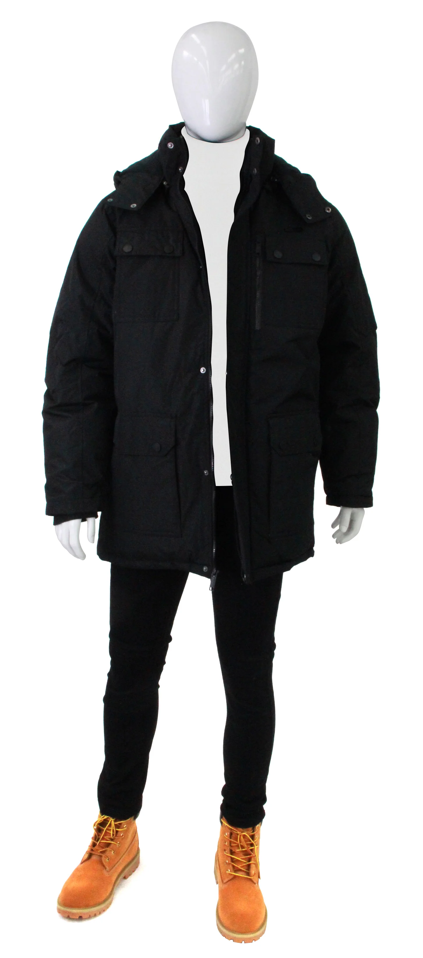 ANTHONY/SAMSUNG/Q4 DESIGN,QUILTED---CASUAL JKTS-OMR601H-BLACK