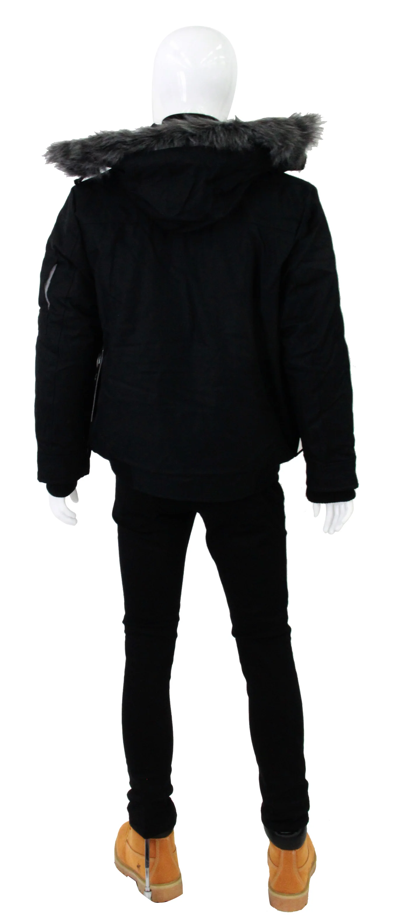 AWAKNDLAND,PATCH POCKET-CASUAL-CASUAL JKTS-AM1050-BLACK - Image 5