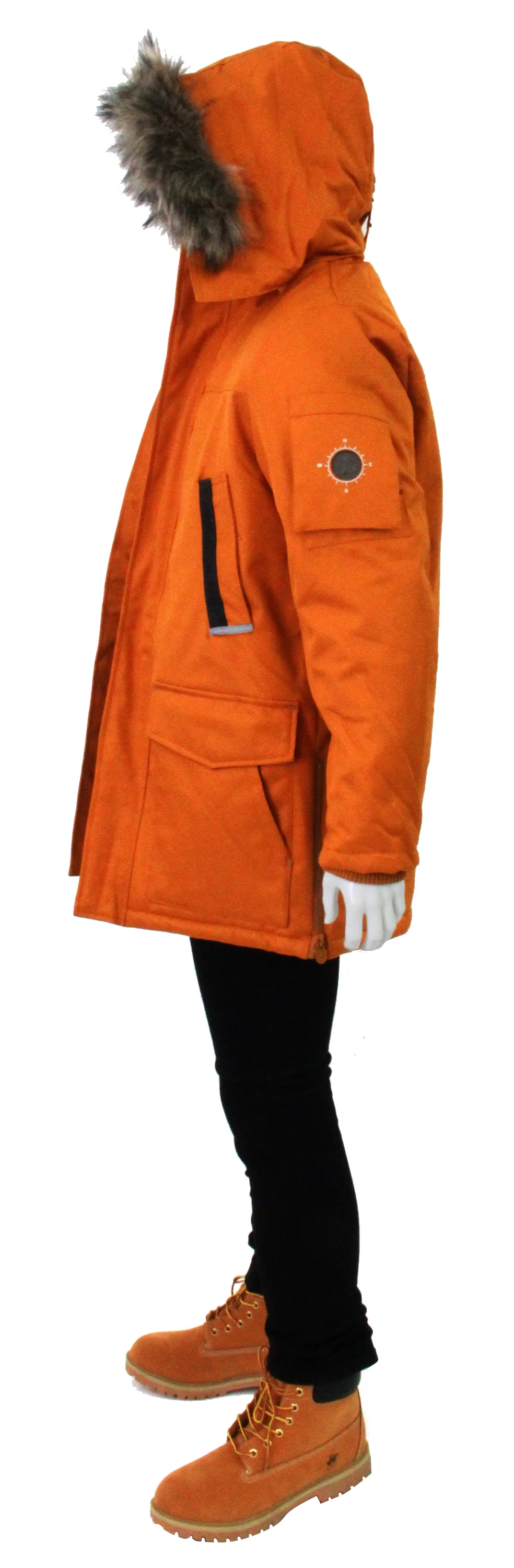 AWAKNDLAND,PATCH POCKET-PARKA-CASUAL JKTS-AM1055-B-MAPLE - Image 4