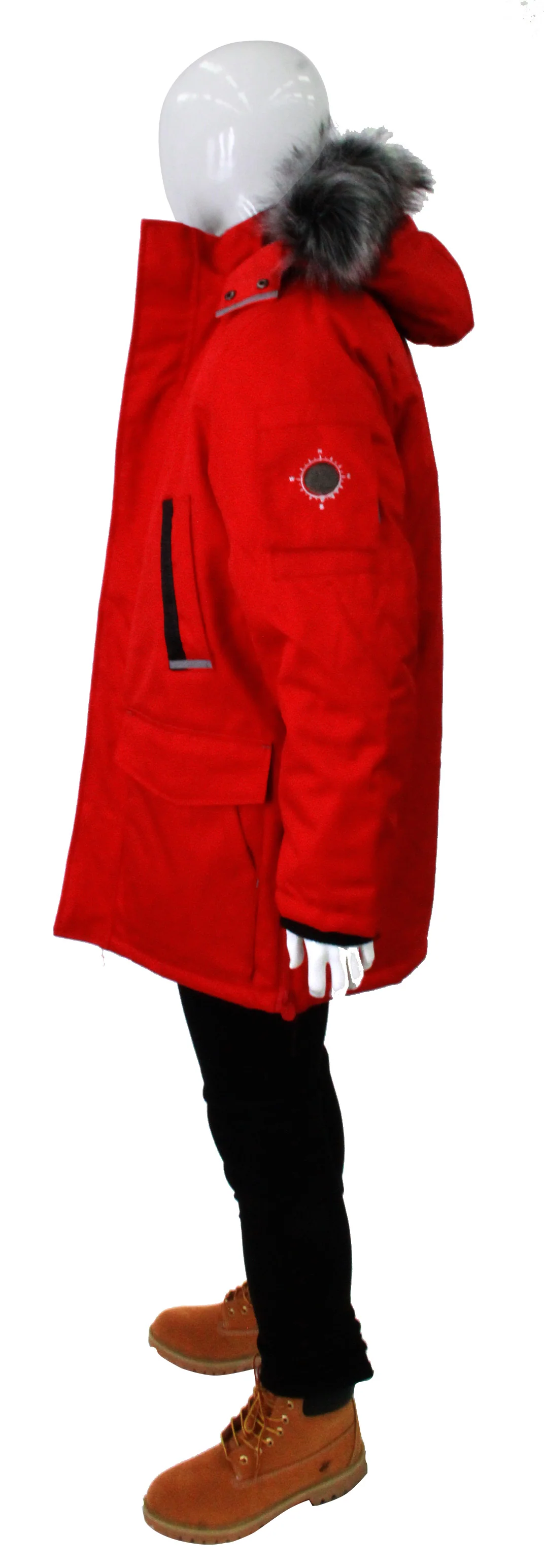 AWAKNDLAND,PATCH POCKET-PARKA-CASUAL JKTS-AM1055-B-RED - Image 3