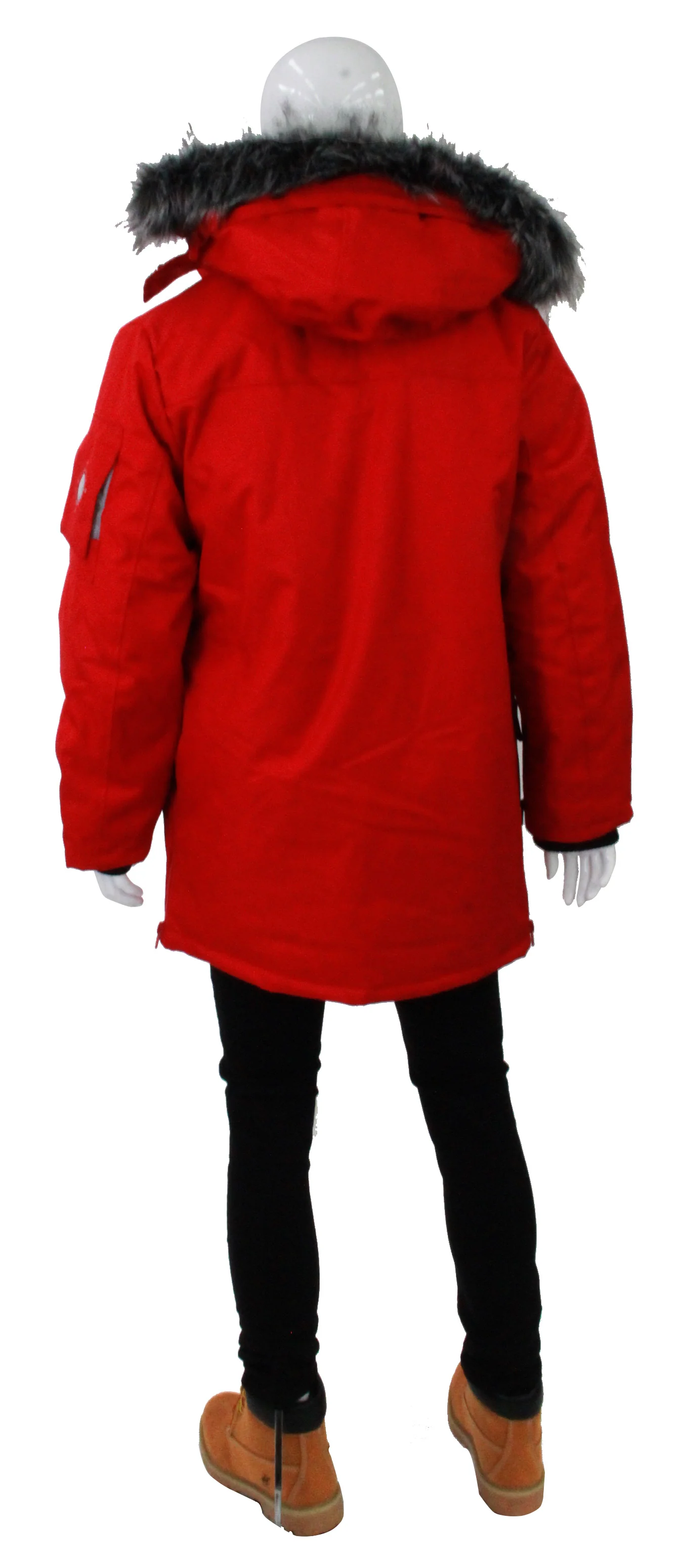 AWAKNDLAND,PATCH POCKET-PARKA-CASUAL JKTS-AM1055-B-RED - Image 4