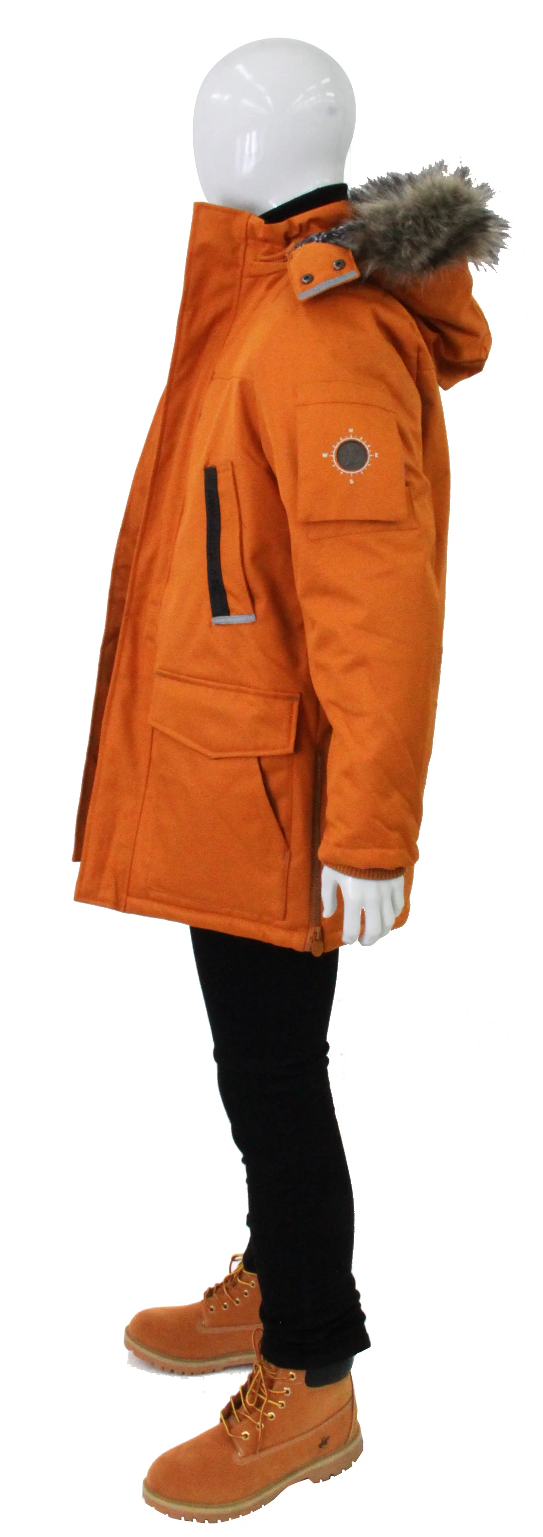 AWAKNDLAND,PATCH POCKET-PARKA-CASUAL JKTS-AM1055-MAPLE - Image 3