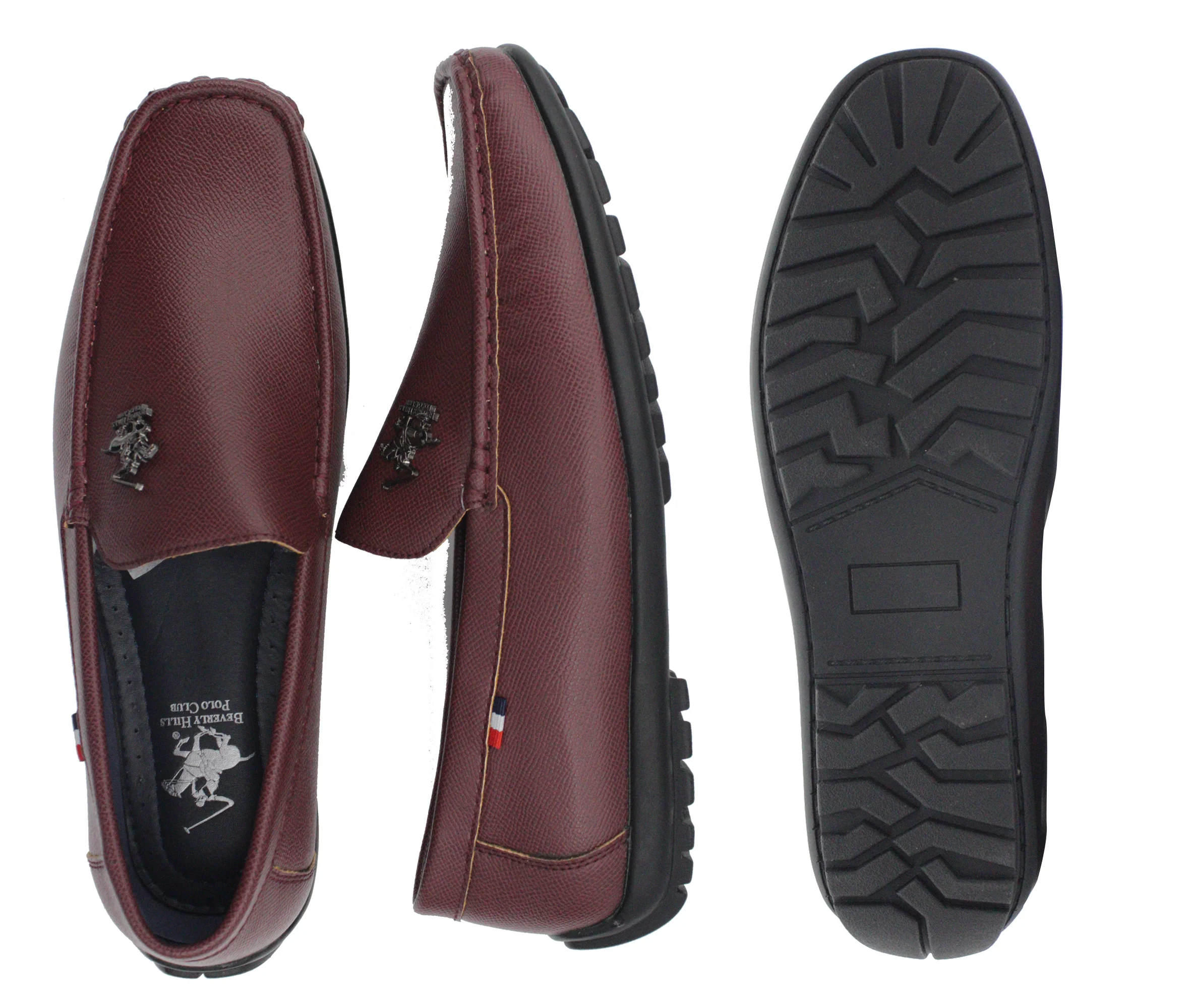 BHPC,MOC TOE-SLIP ON-SHOES-BP920427-BURGUNDY - Image 2