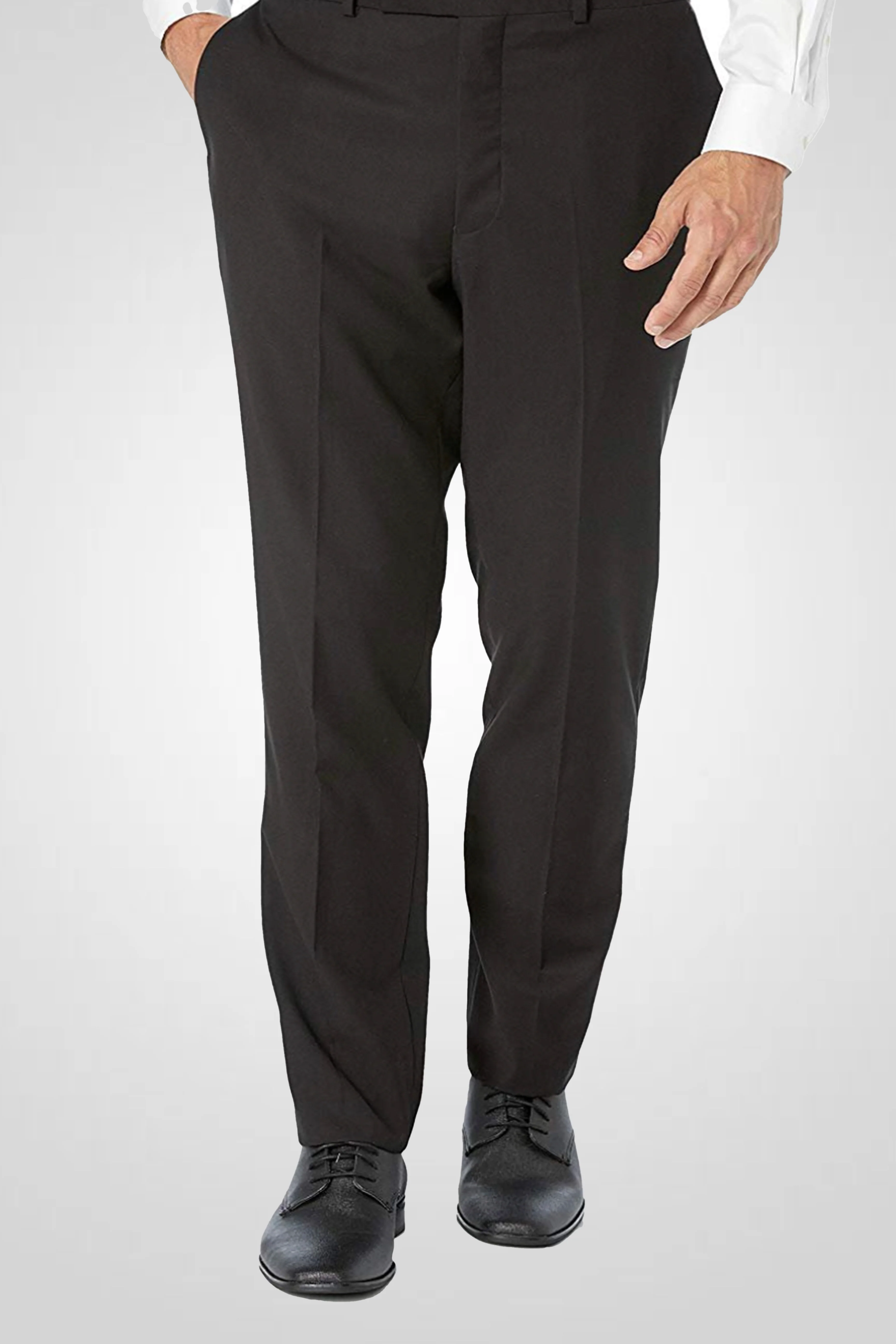 CAPITANO,SOLID-2BV-DRESSY SUITS-S00802-BLACK - Image 5