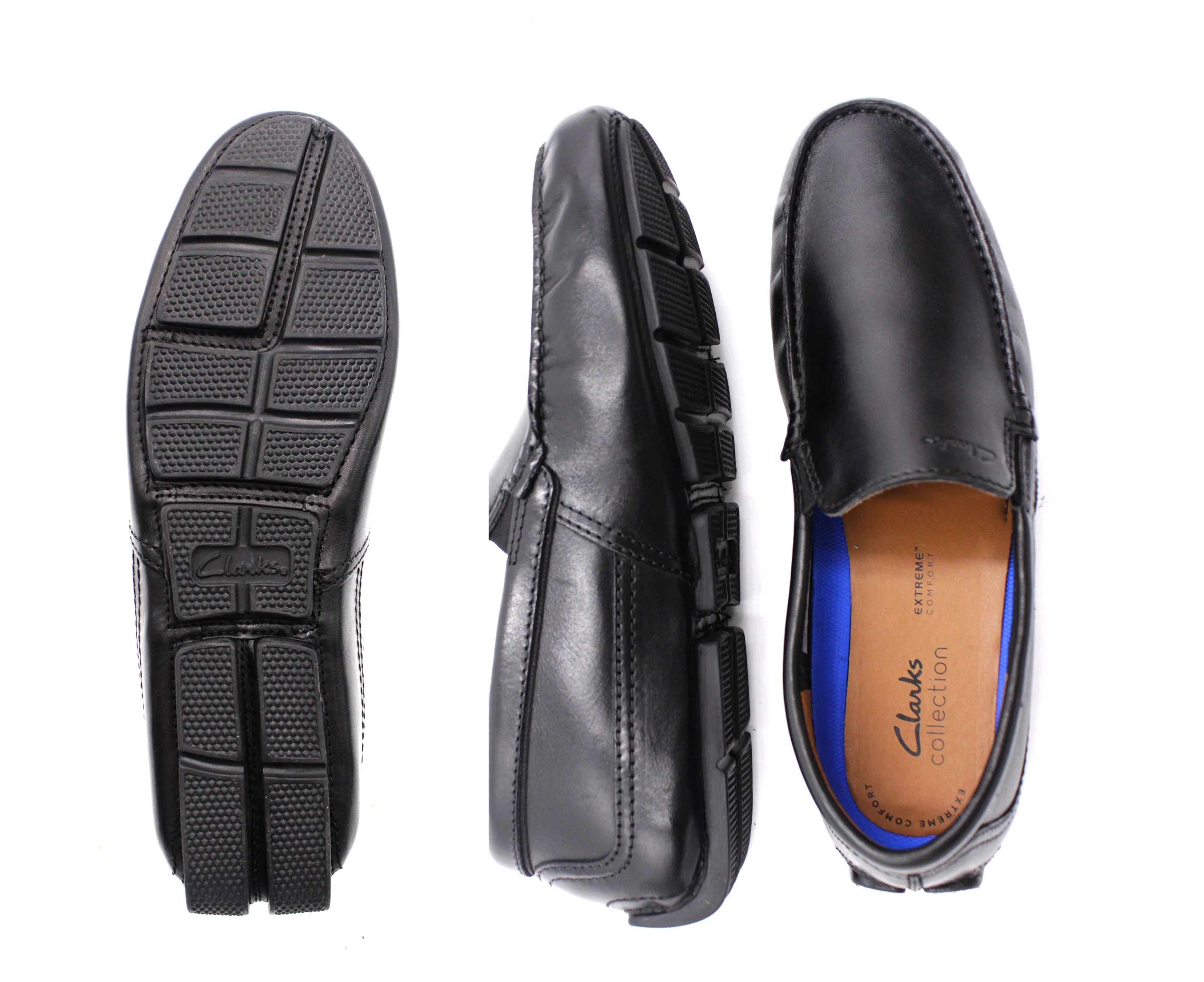 CLARKS,MOC TOE-SLIP ON-SHOES-MARKMANPLAIN707-BLACK - Image 2