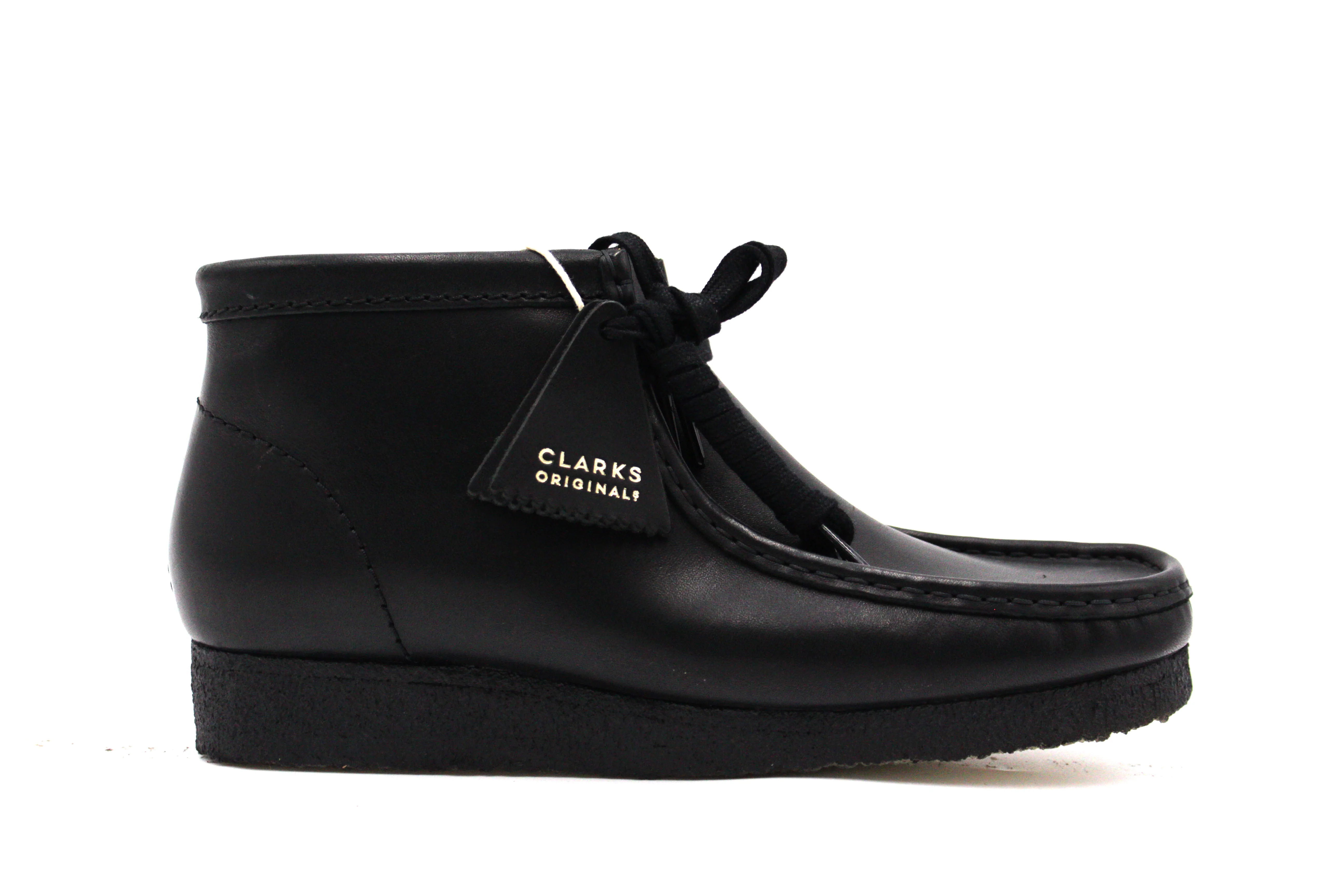 CLARKS OF ENGLAND,Z-2BT NOTCH-SHOES-STINSON HI-BLACK