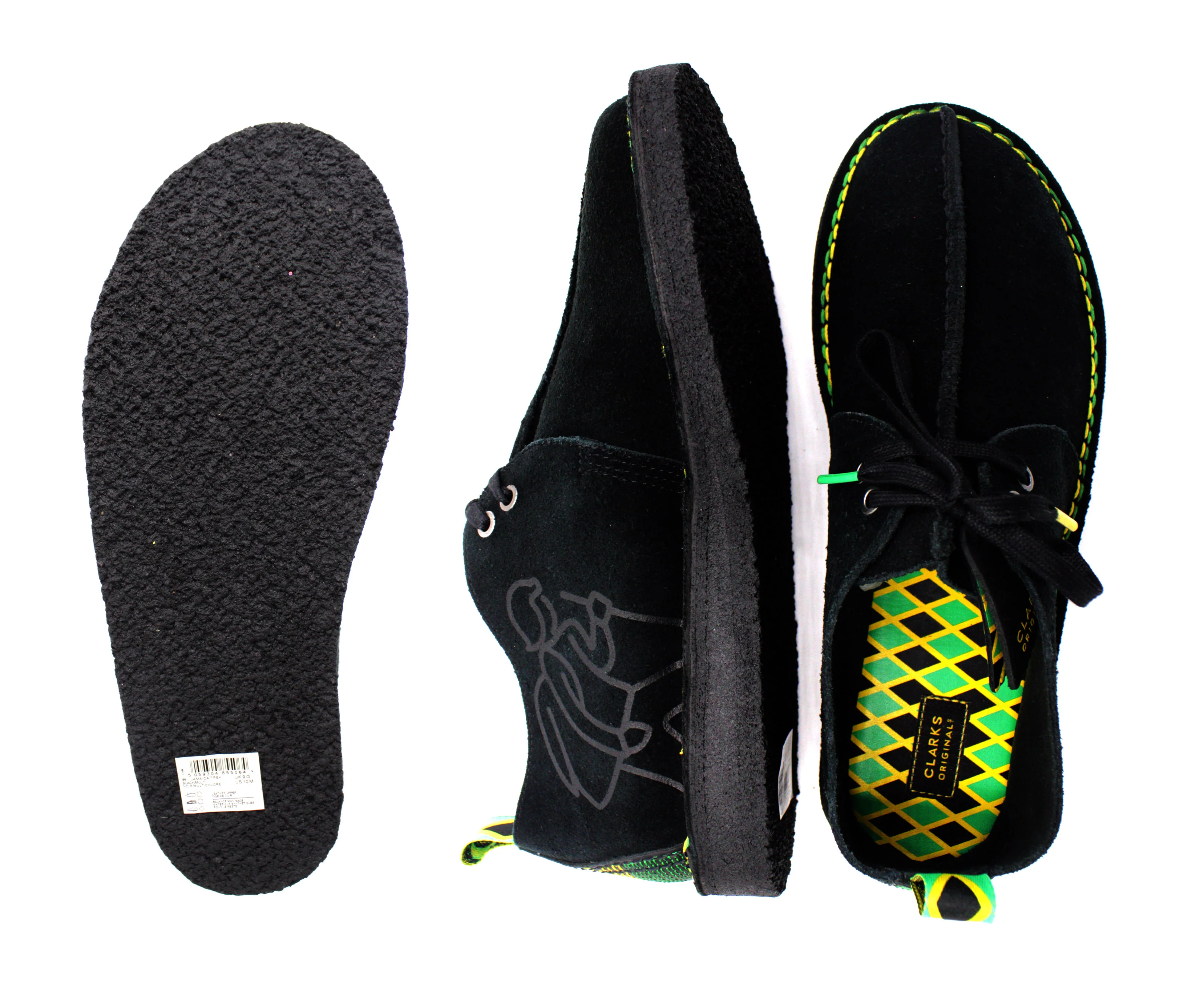 CLARKS OF ENGLAND,Z---SHOES-DESRT TK JMC058-BLACK - Image 2