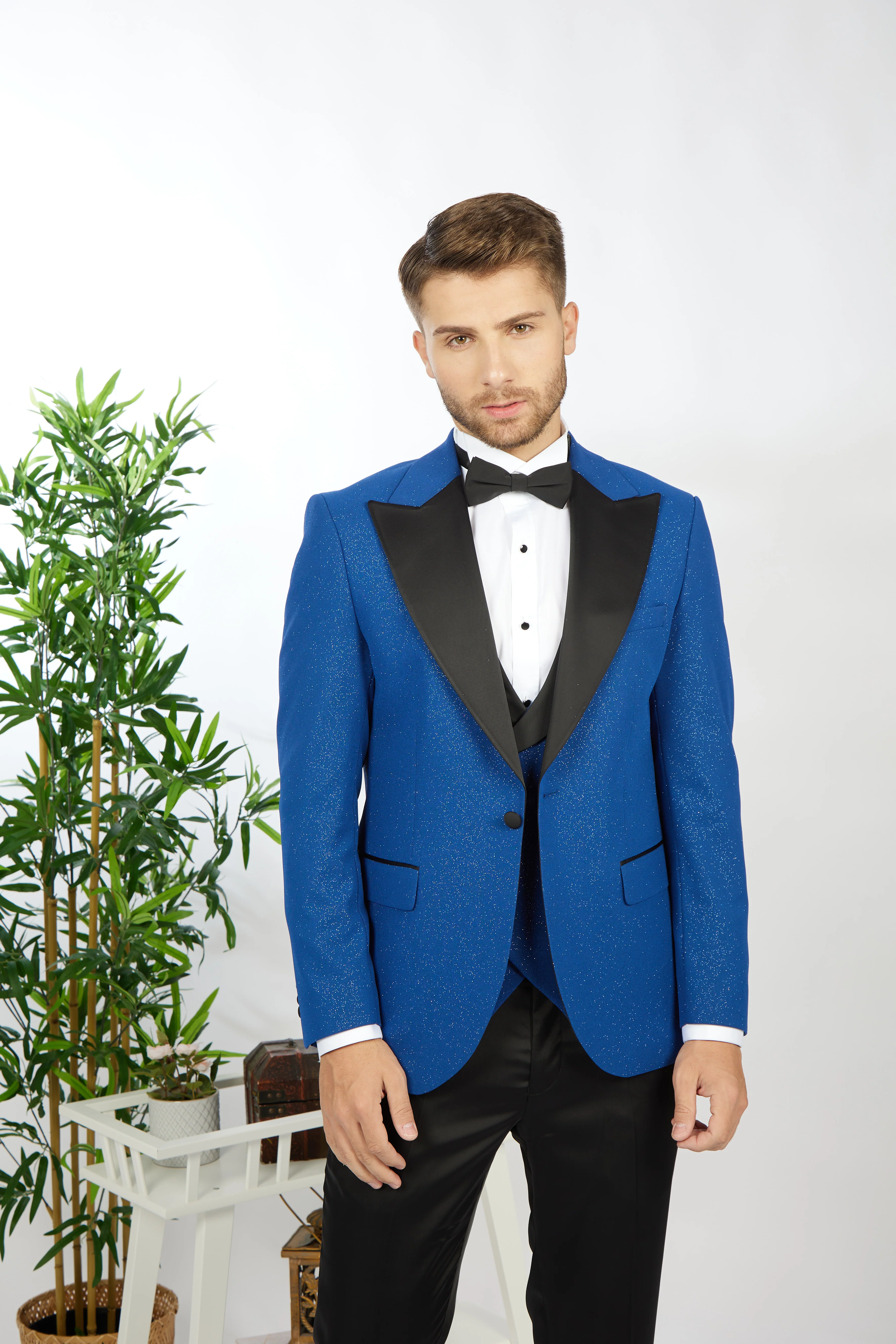 MEHMENT EMIN TEKE/TEKE IN,Z---TUXEDO SUITS-T14-ROYAL BLUE - Image 3