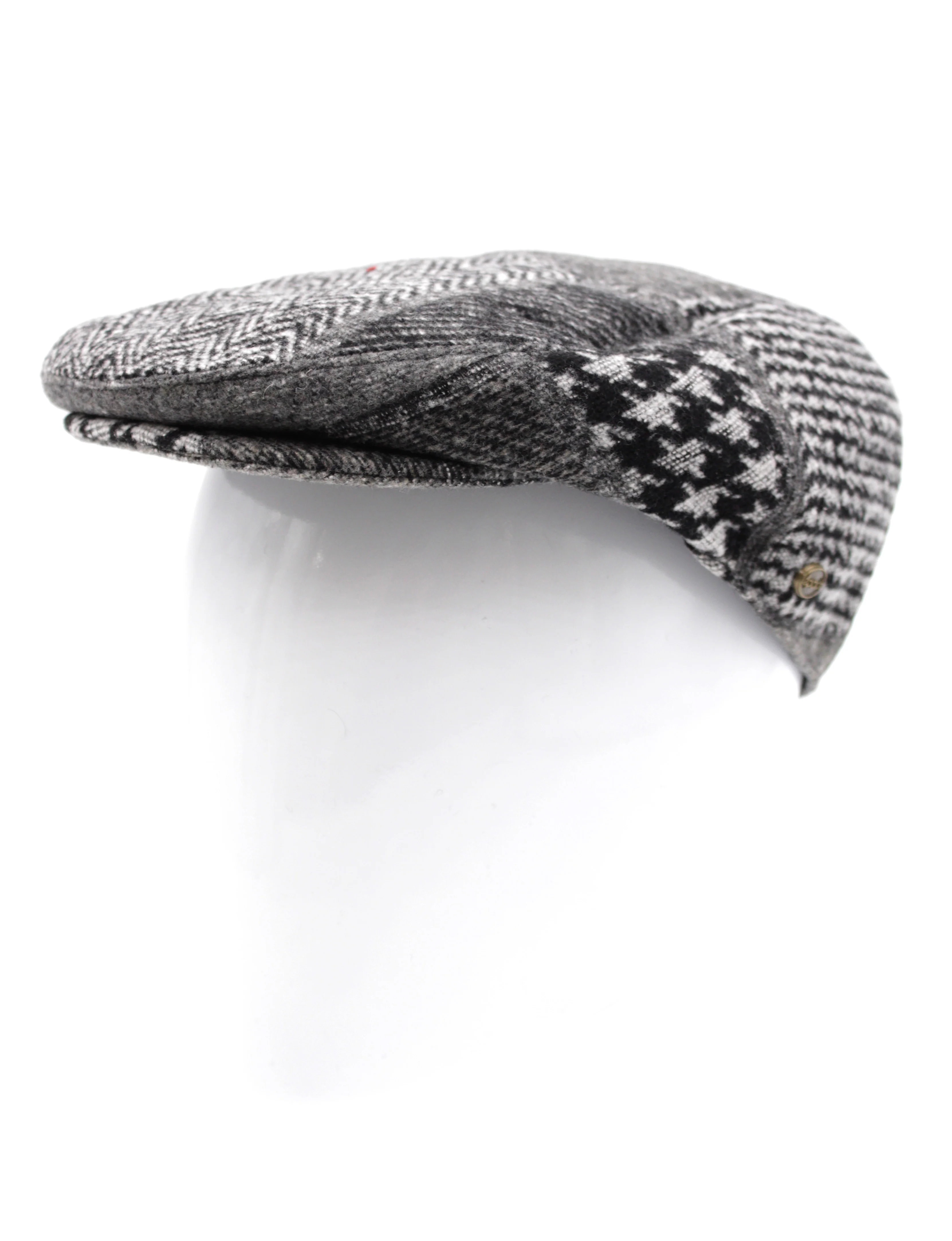 EPOCH FASHION ACCESSORY,PLAID---HATS-SET IV2761-GREY