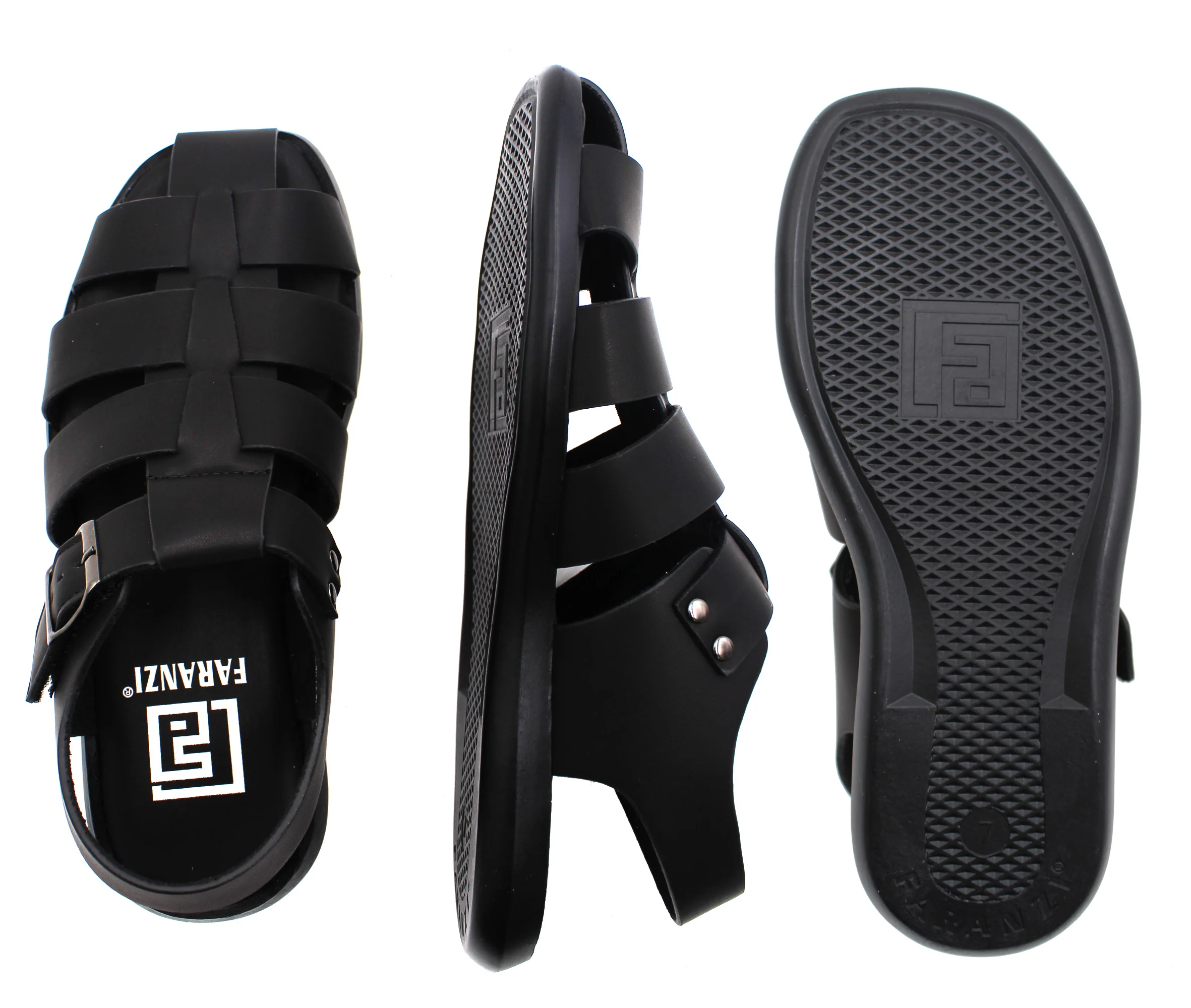 FARANZI,FISHERMAN-CASUAL-SHOES-FR421408-BLACK - Image 2
