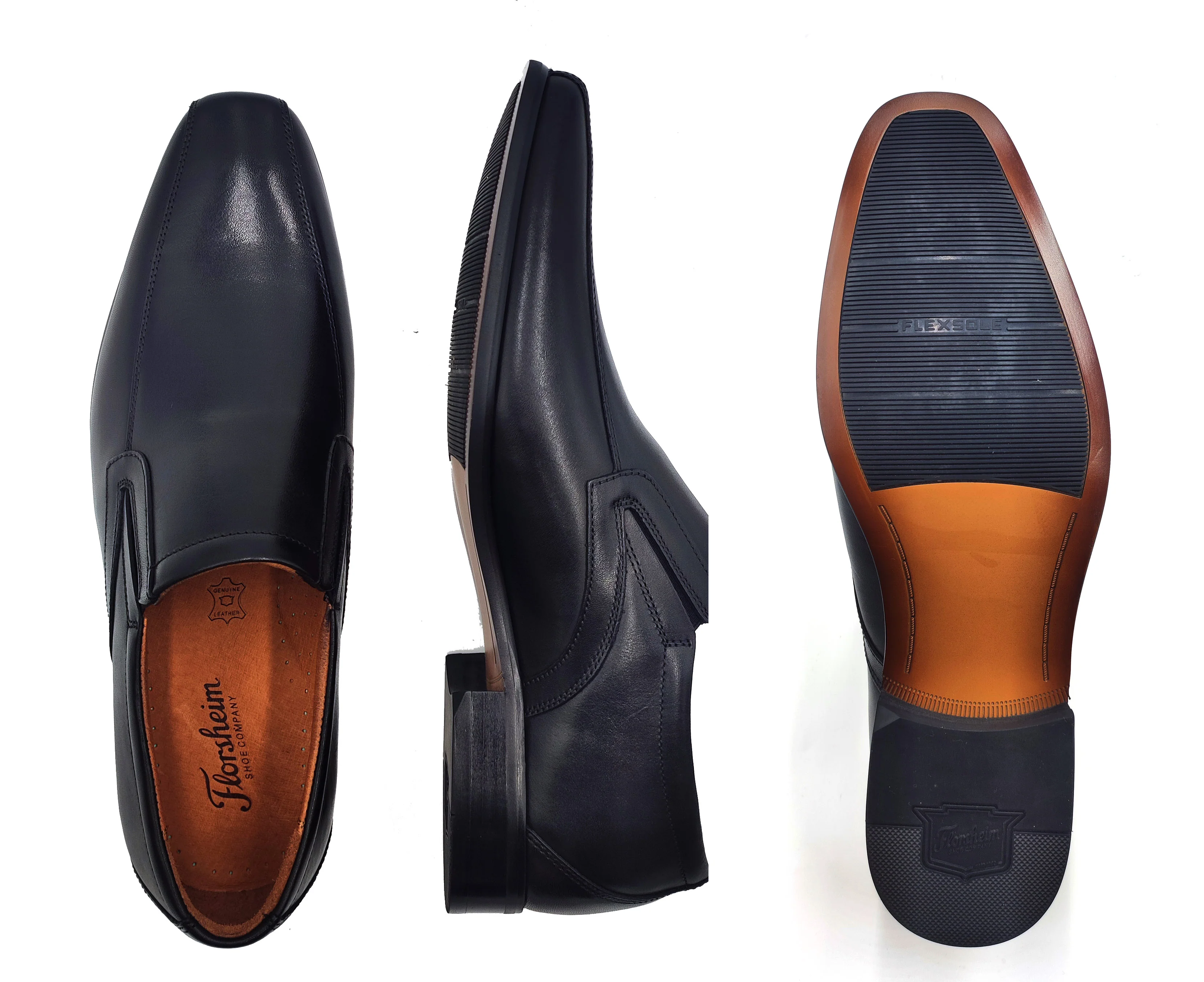FLORSHEIM,BIKE TOE-SLIP ON-SHOES-POSTINOBK15156-BLACK - Image 2