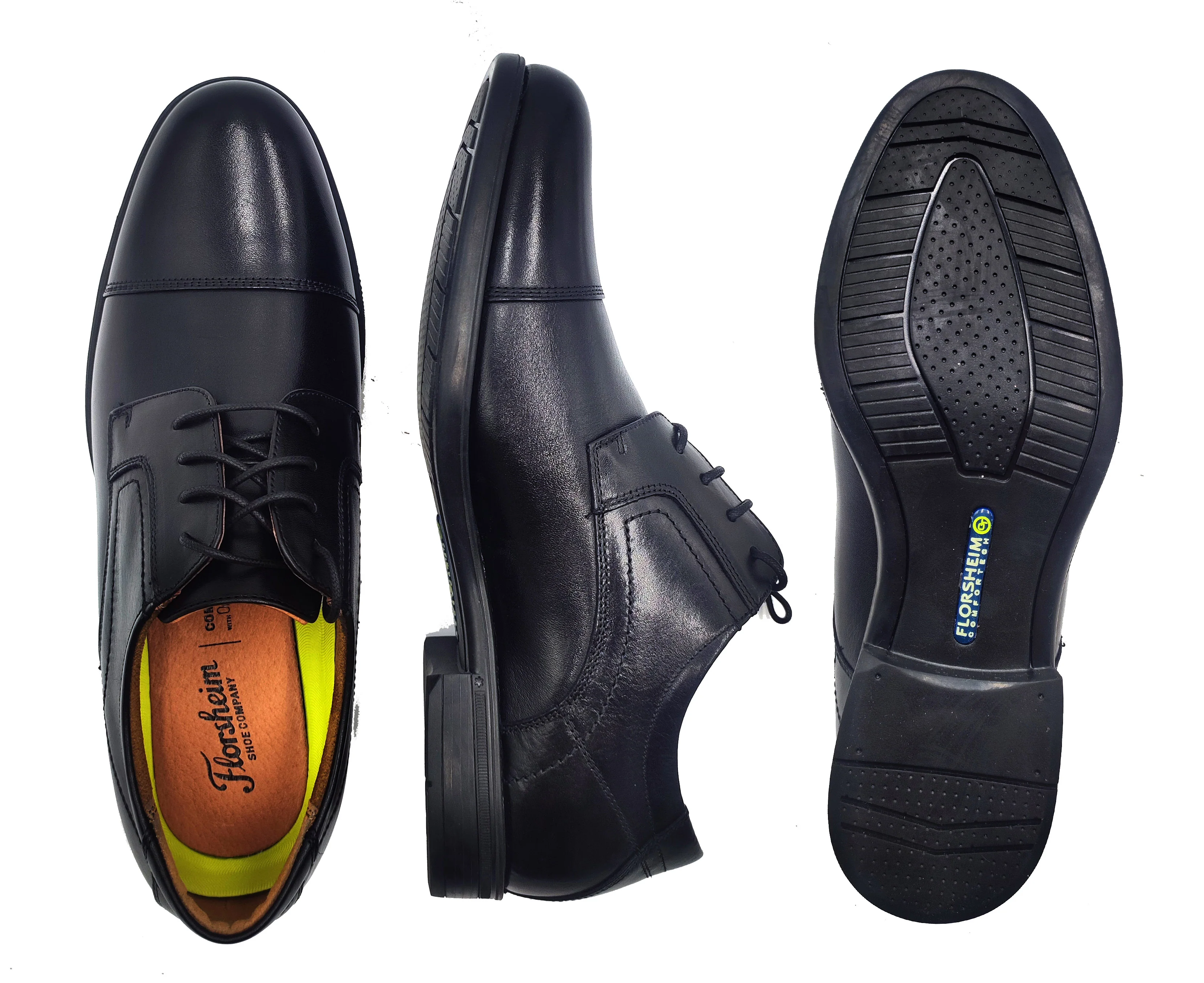 FLORSHEIM,CAP TOE-LACE UP-SHOES-MDTWNCOX12138-BLACK - Image 2