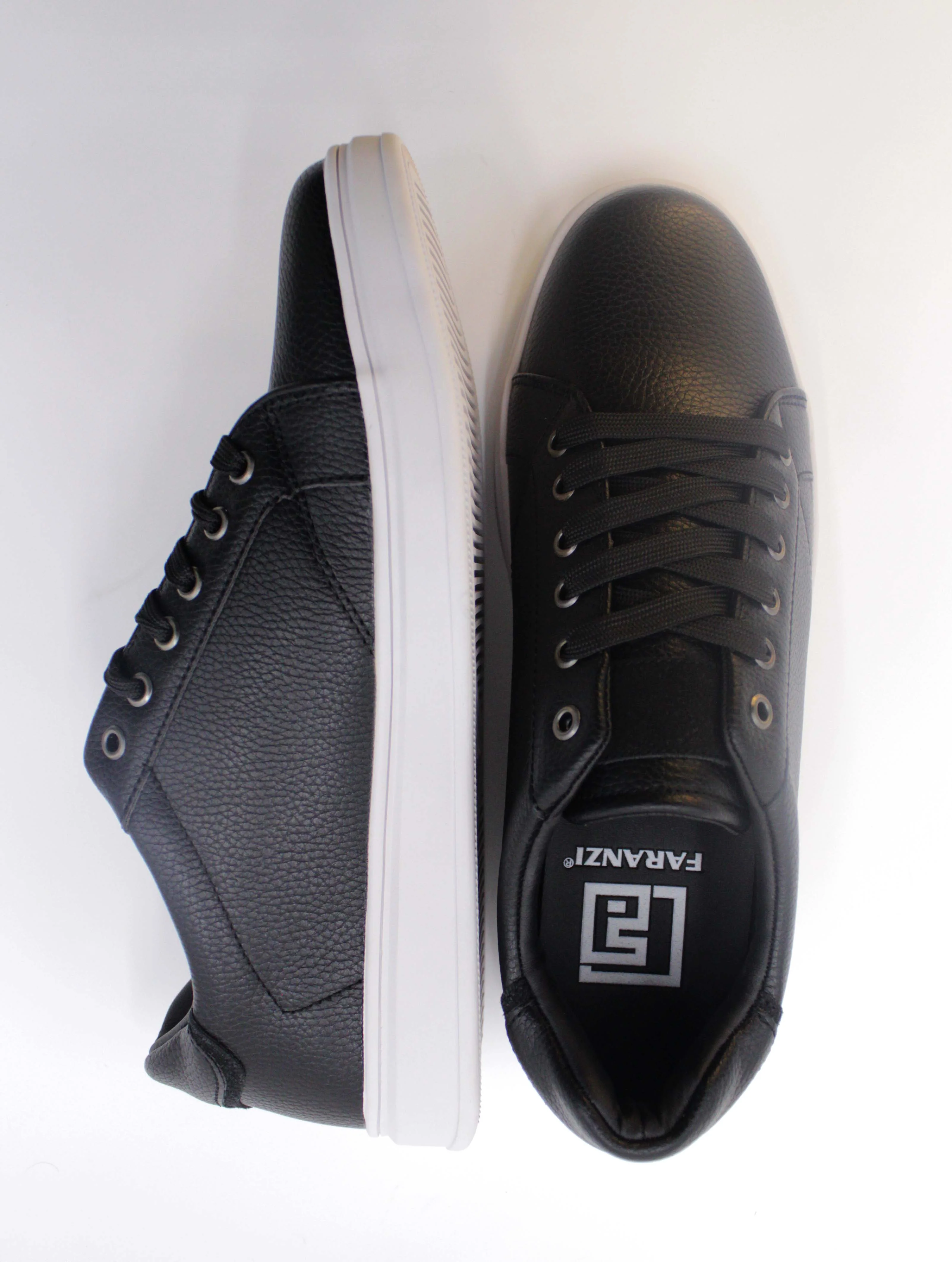FRANZI,PLAIN TOE-LACE UP-SHOES-F420238-BLACK - Image 2