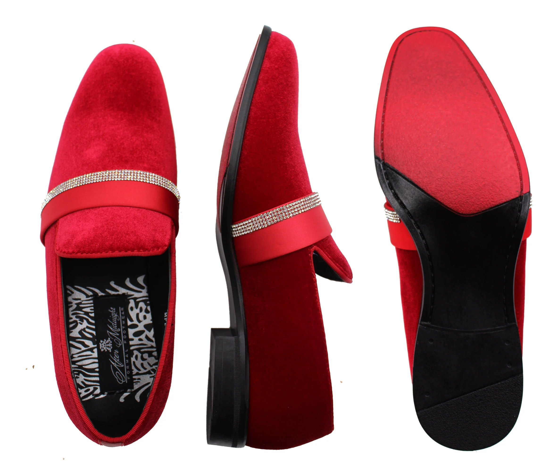 GLOBE FOOTWEAR,CORP.,PLAIN TOE-SLIP ON-SLF-SHOES-6991-RED - Image 2