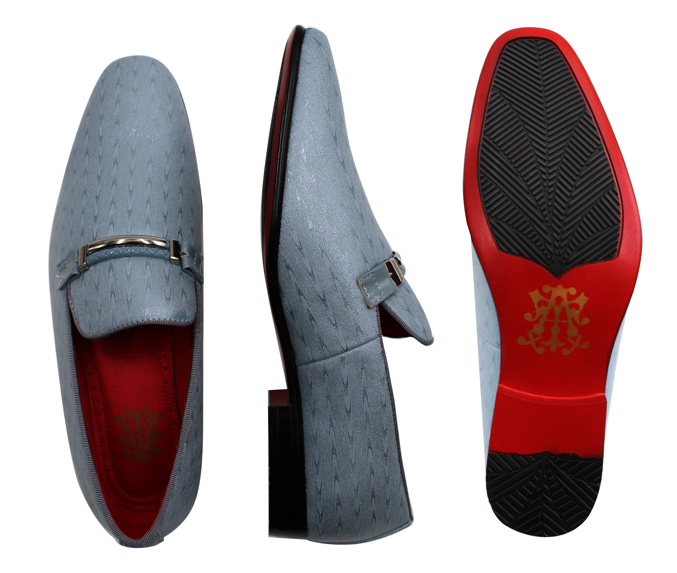 GLOBE FOOTWEAR,CORP.,PLAIN TOE-SLIP ON-SLF-SHOES-6993-LT BLUE - Image 2