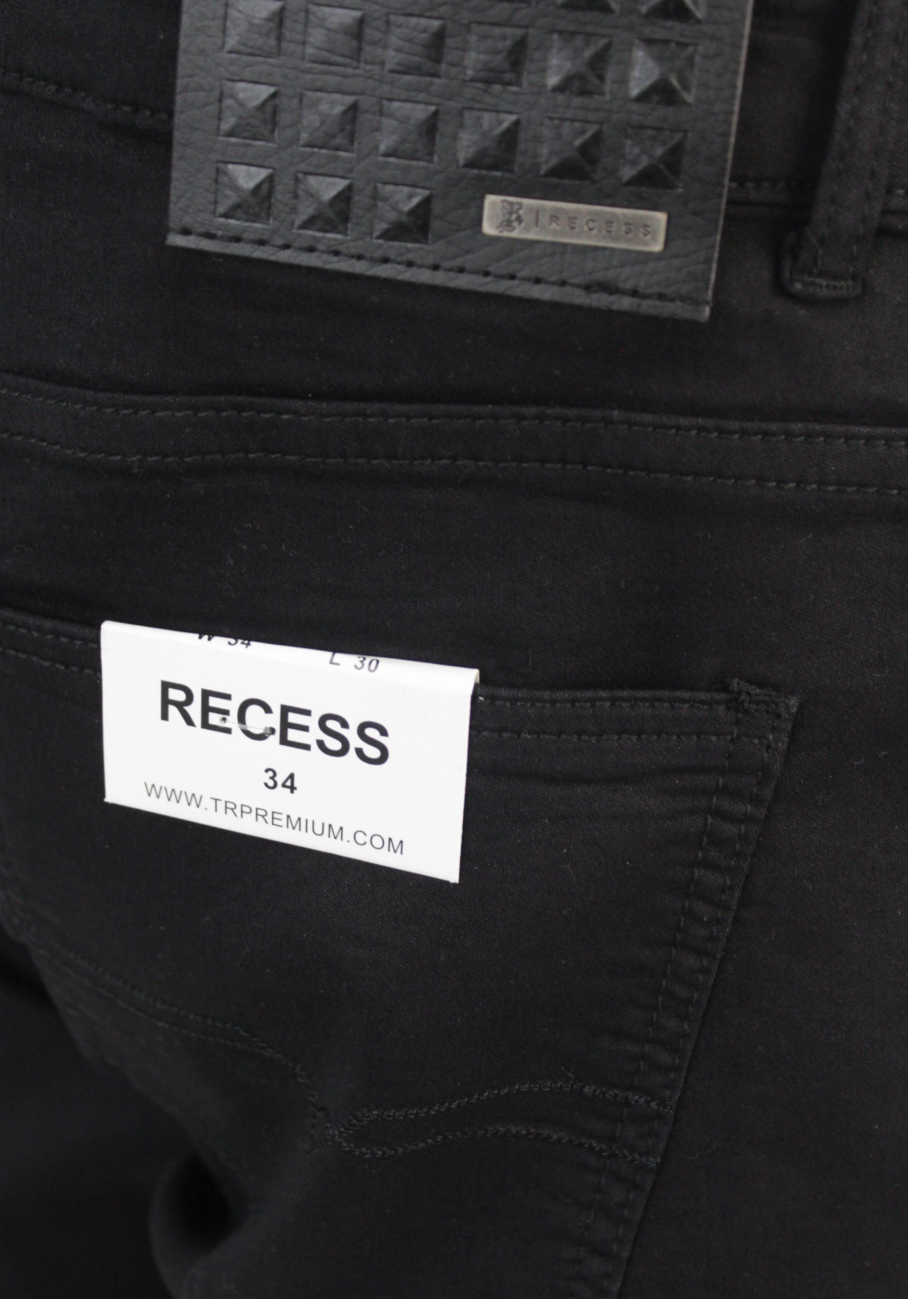 H2K COLLECTION/BSD,Z---JEANS-J-188-JET BLACK - Image 3
