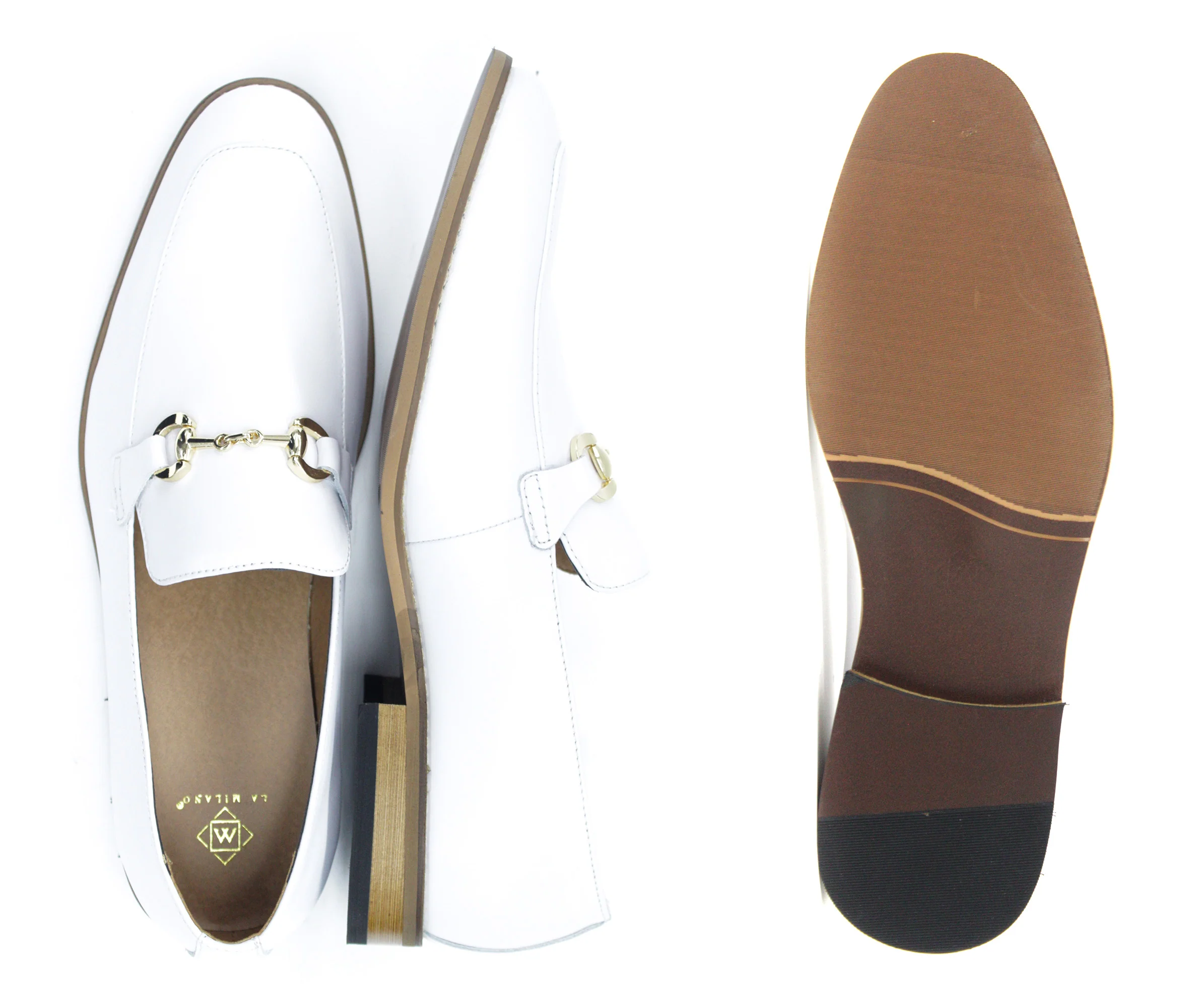 LA MILANO,MOC TOE-SLIP ON-SHOES-A120070-WHITE - Image 2