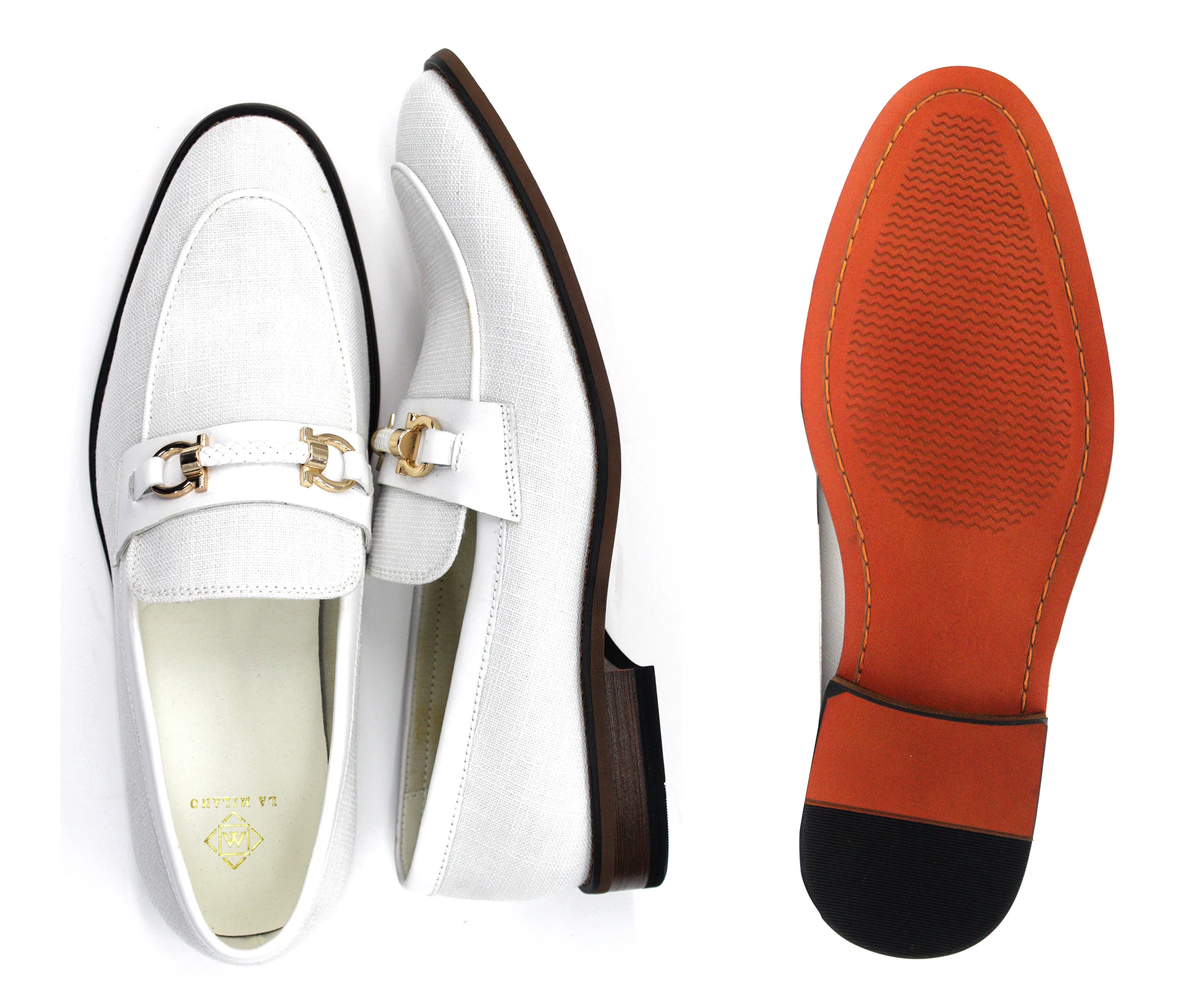 LA MILANO,MOC TOE-SLIP ON-SHOES-A120090-WHITE - Image 2