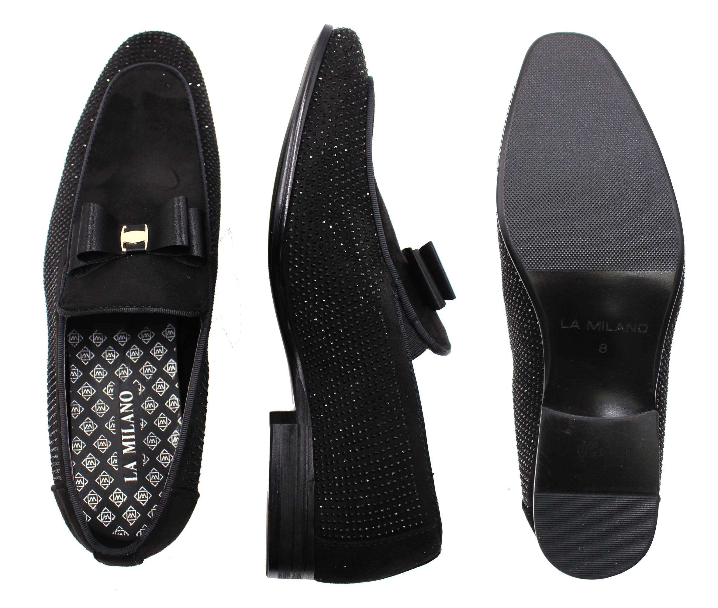 LA MILANO,MOC TOE-SLIP ON-SLF-SHOES-A122508-BLACK - Image 2