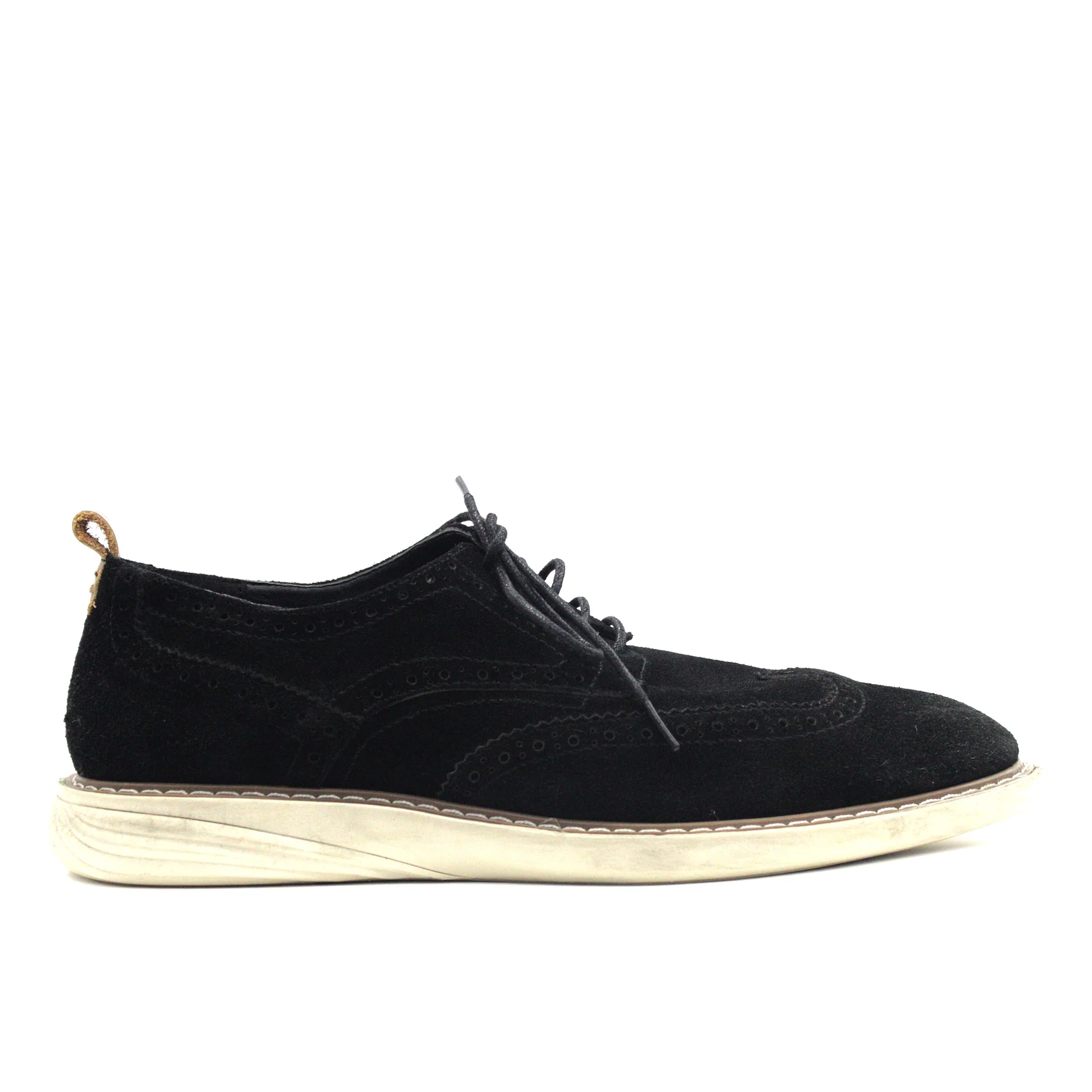 LA MILANO,WING TIP-LACE UP-SHOES-A120026-BLACK