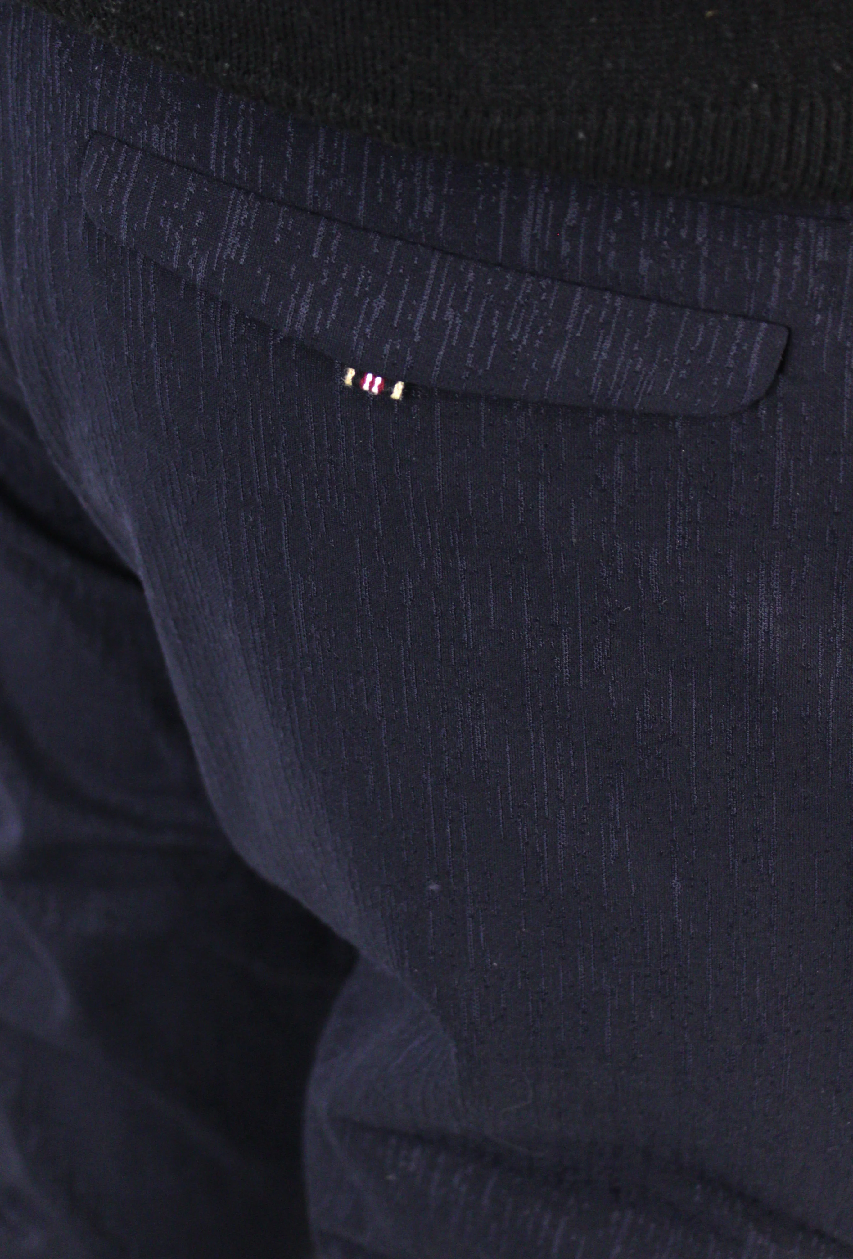 LANZINO,PLAID-CHINO-PANTS-CPS-110-NAVY - Image 3