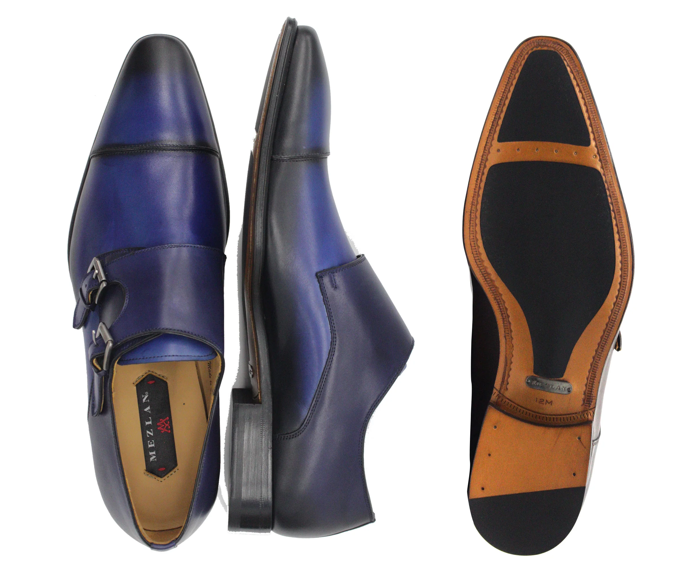 MEZLAN,CAP TOE-SLIP ON-SHOES-BARDEM-8979-BLUE - Image 2
