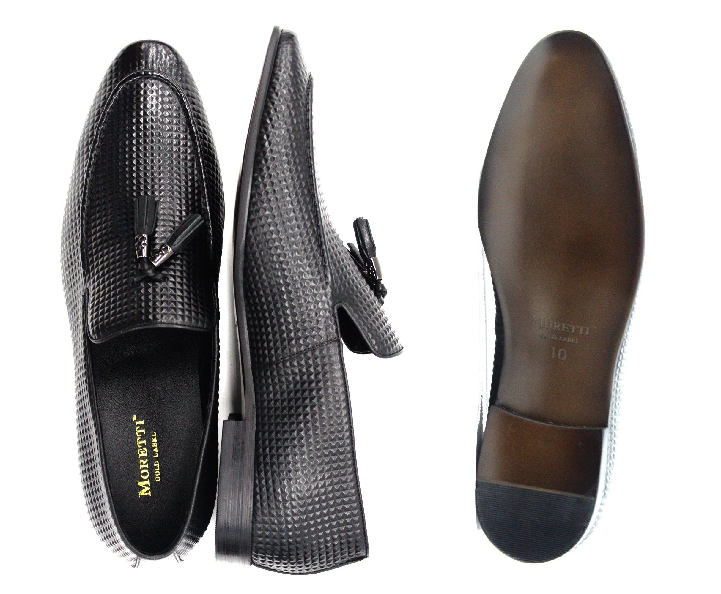 MORETTI,MOC TOE-SLIP ON-SHOES-M321617-BLACK - Image 2