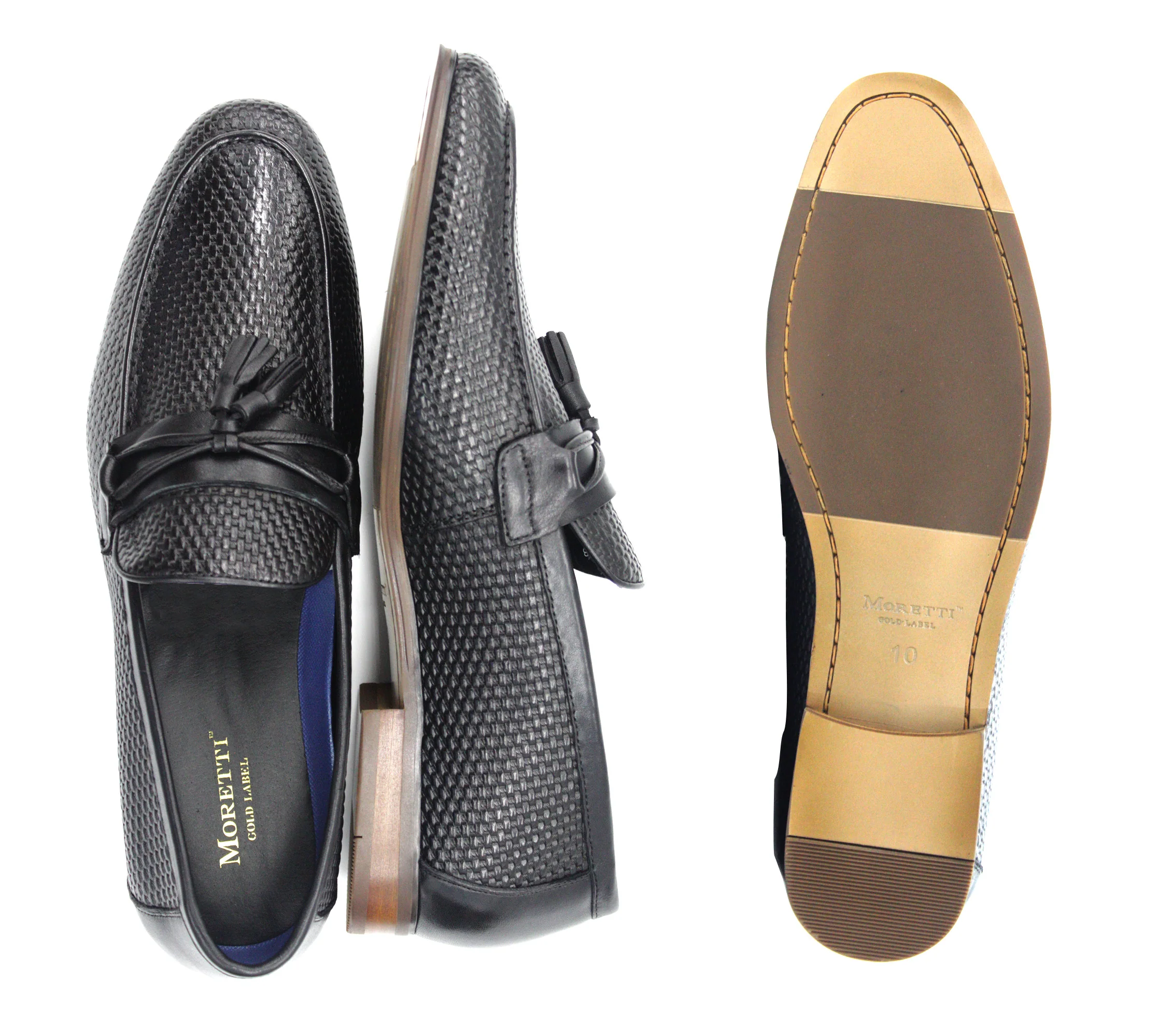 MORETTI,MOC TOE-SLIP ON-SHOES-M321855-BLACK - Image 2
