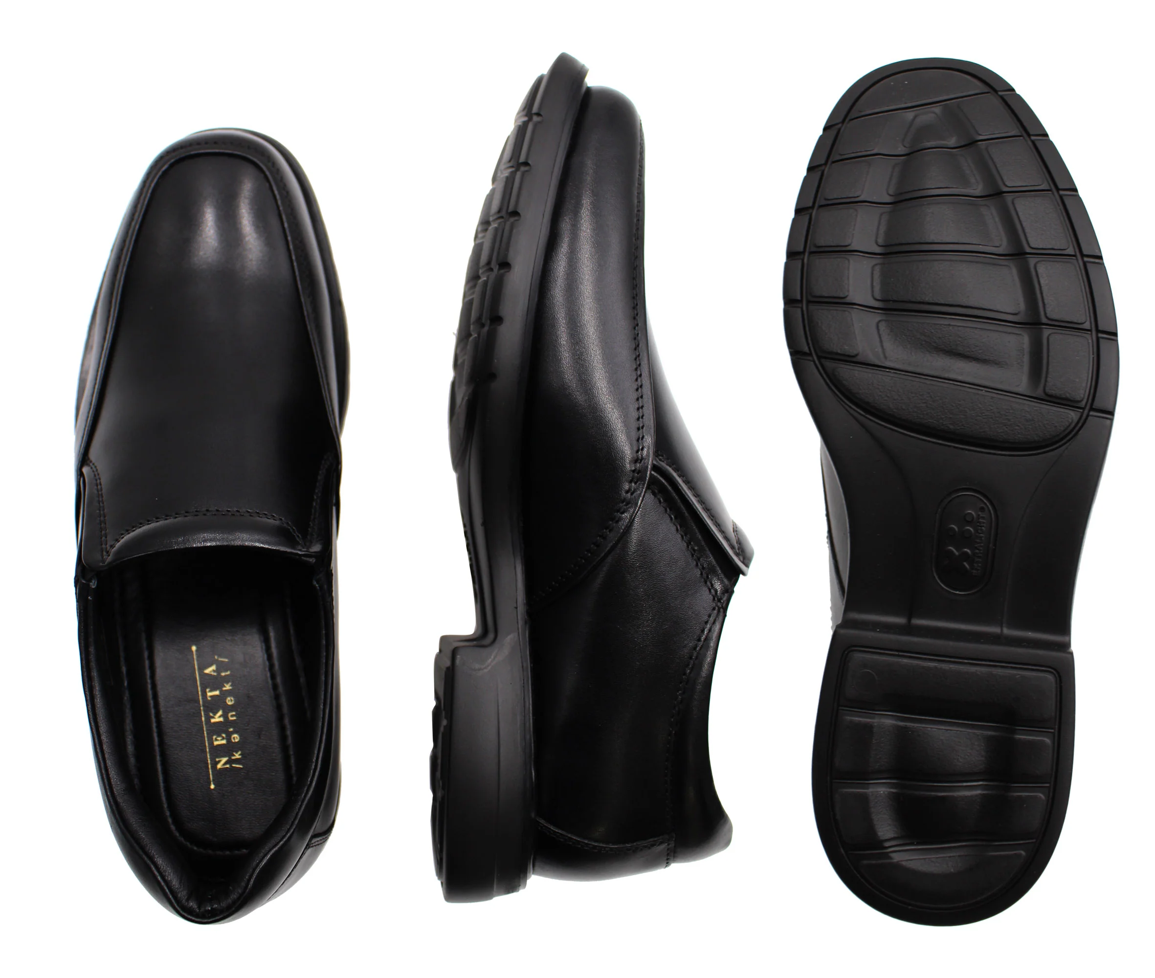 NETKA FOOTWEAR,SLIP ON BUCKLE---COM-SHOES-ETHAN-BLACK - Image 2