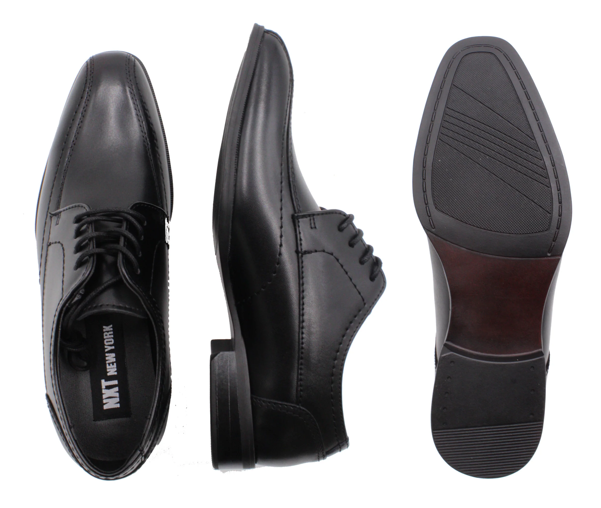NXT,BIKE TOE-LACE UP-BAS-SHOES-N221702-BLACK - Image 2