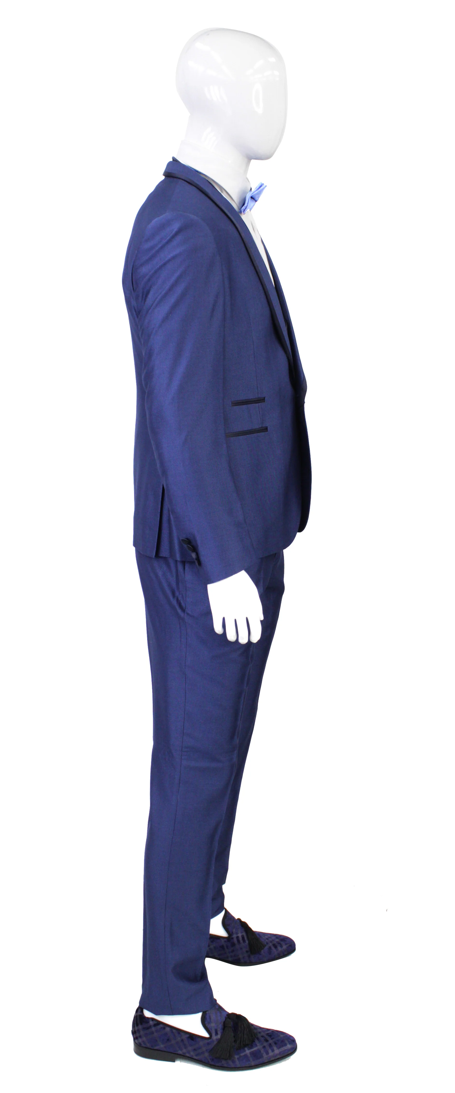 Portabella,COMPOSE-1 BUTTON VEST-TUXEDO SUITS-TUX500-INDIGO - Image 4