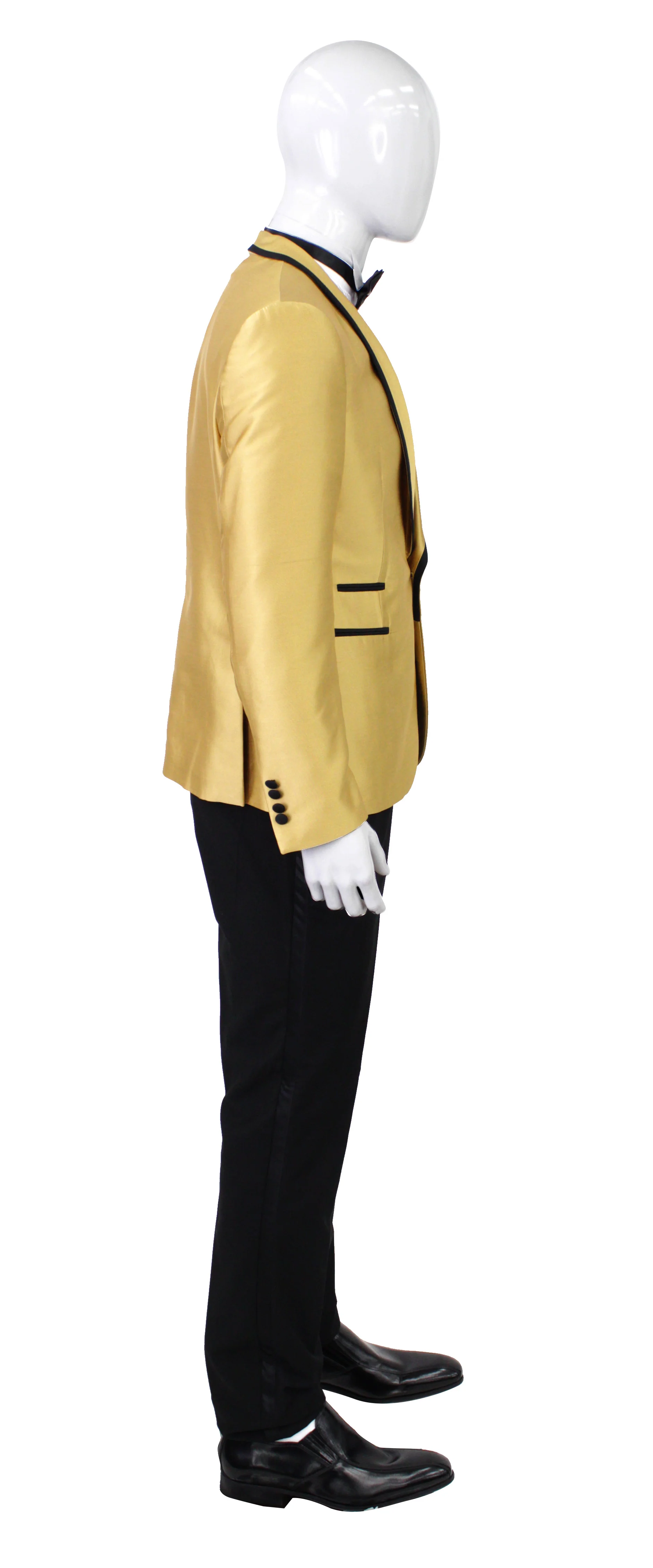 Portabella,COMPOSE-1 BUTTON VEST-TUXEDO SUITS-TUX900-GOLD - Image 3