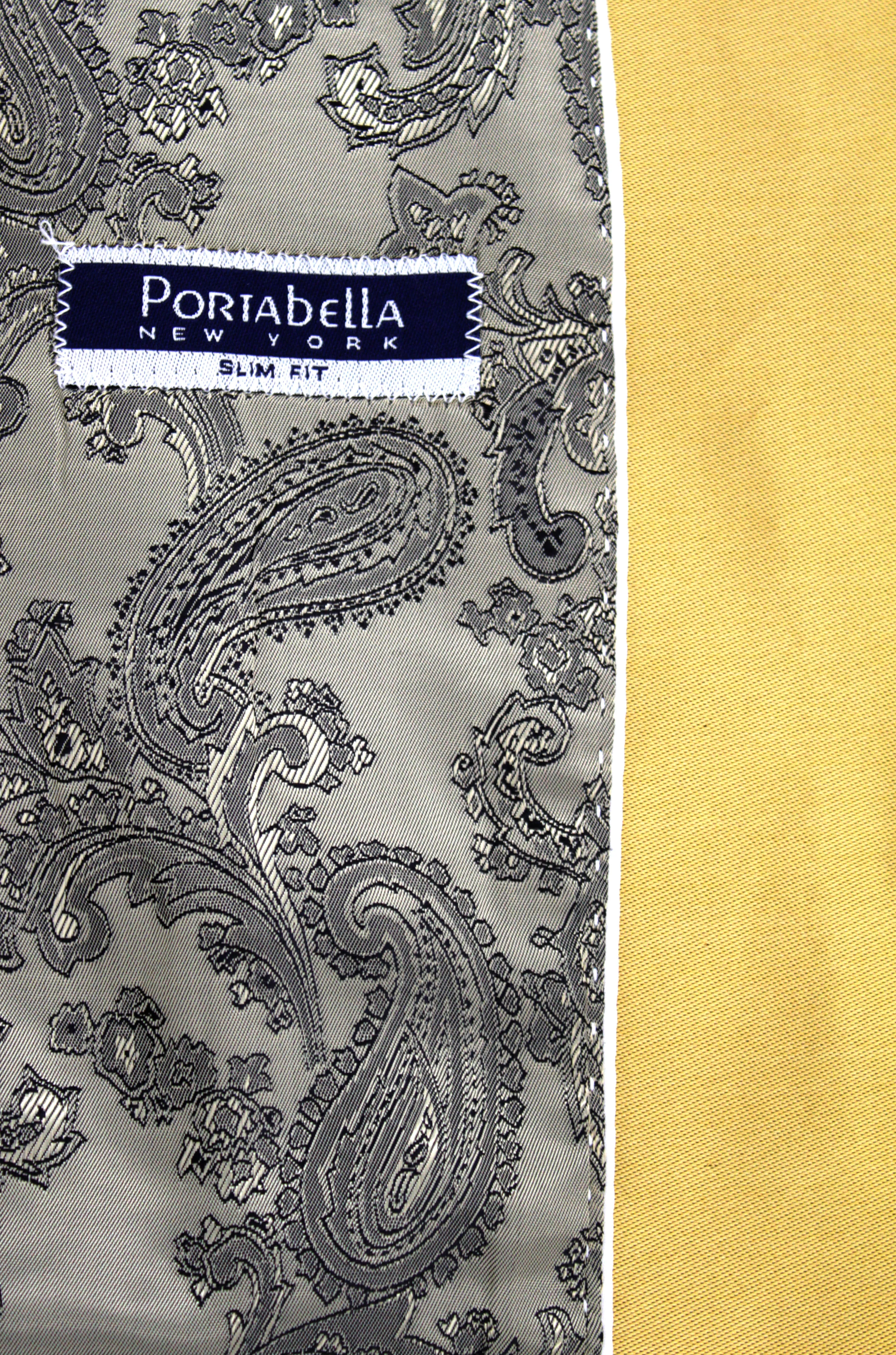 Portabella,COMPOSE-1 BUTTON VEST-TUXEDO SUITS-TUX900-GOLD - Image 6