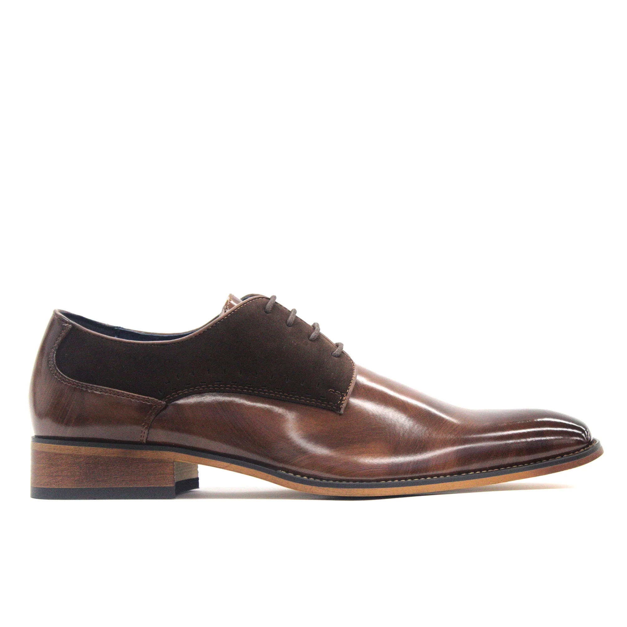 Portabella,PLAIN TOE-LACE UP-SHOES-G6859-399-BRO/ D.BROW