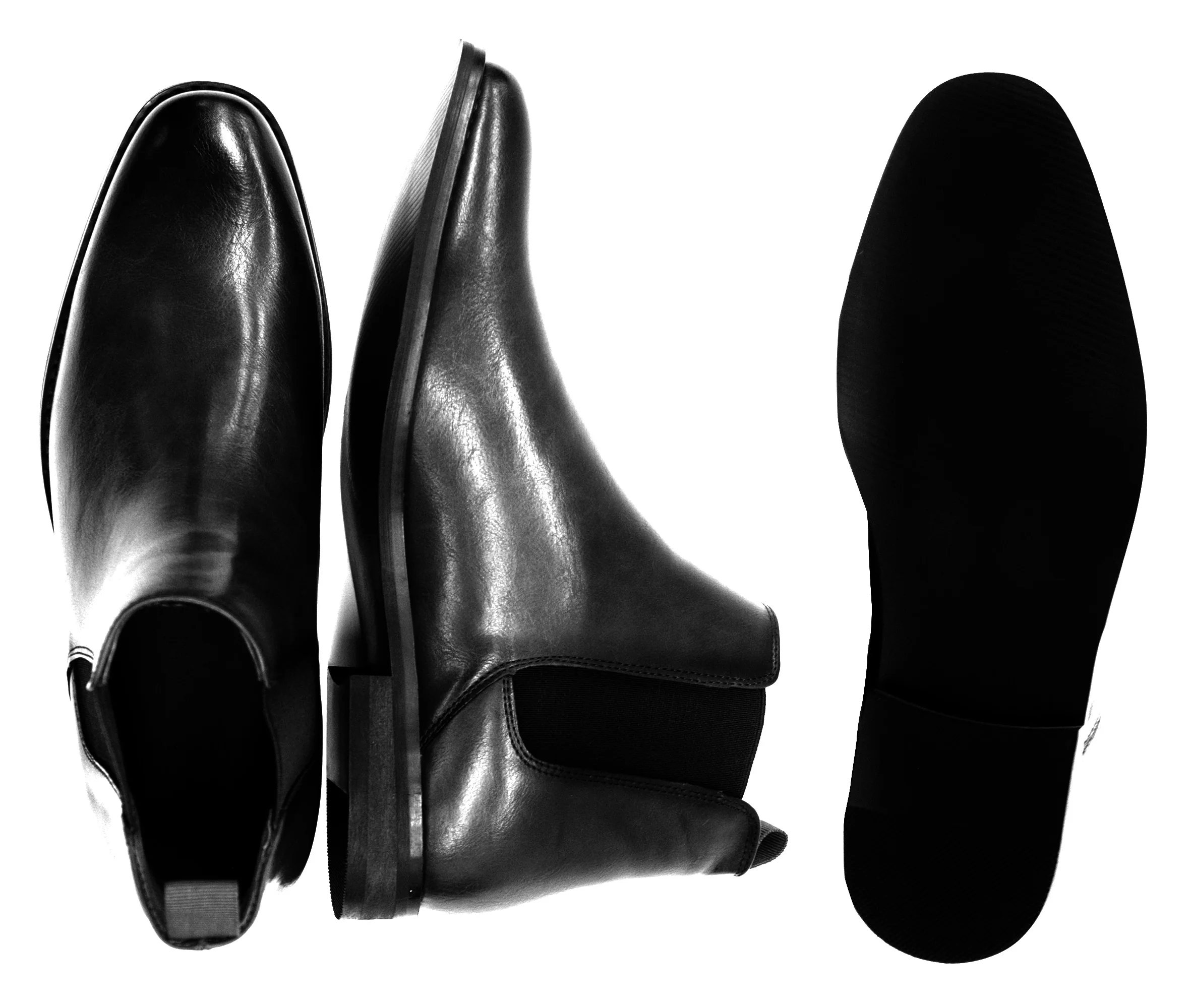 Portabella,PLAIN TOE-SLIP ON-SHOES-5510-BLACK - Image 2