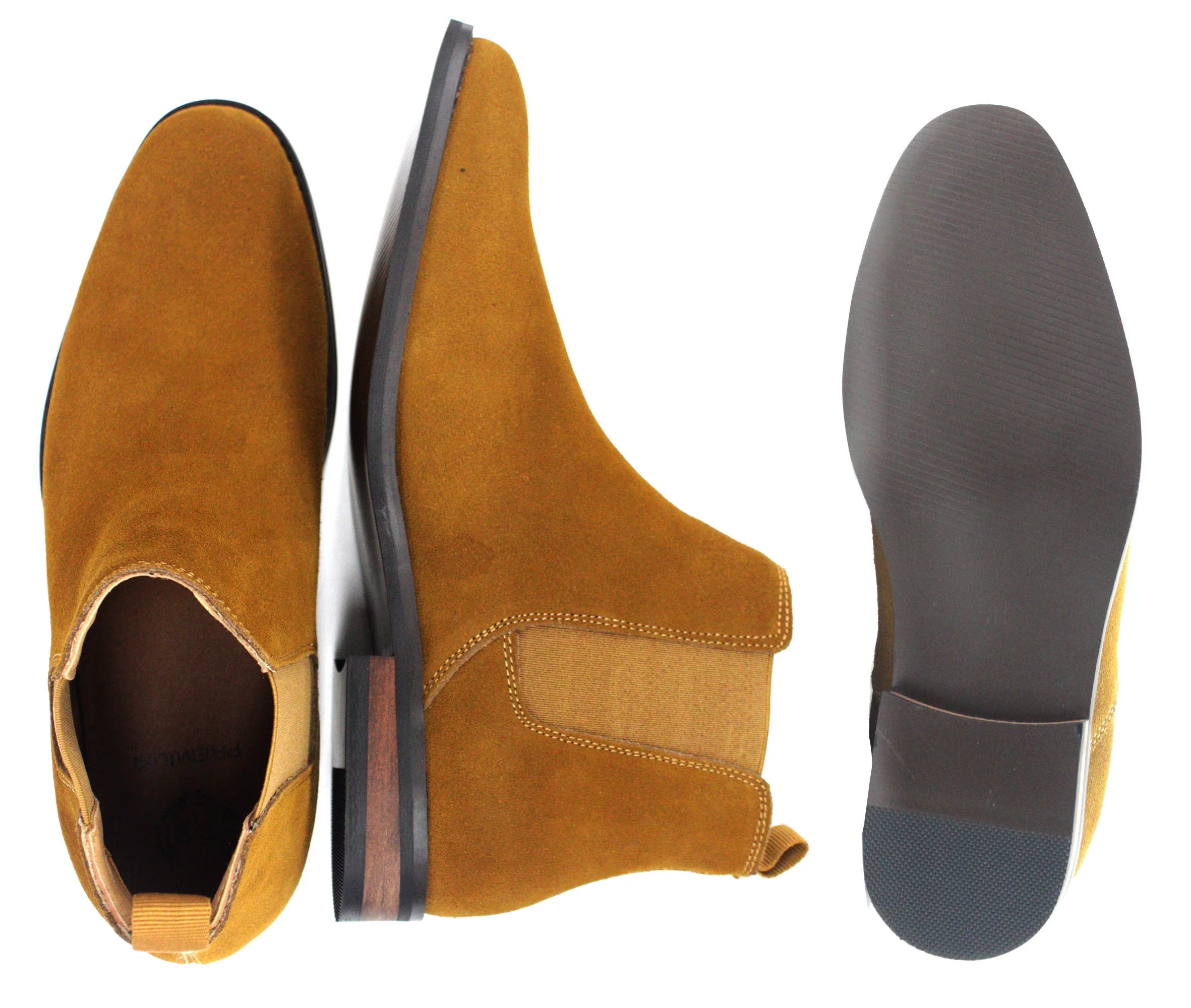 Portabella,PLAIN TOE-SLIP ON-SHOES-ROBERTO-CAMEL - Image 2
