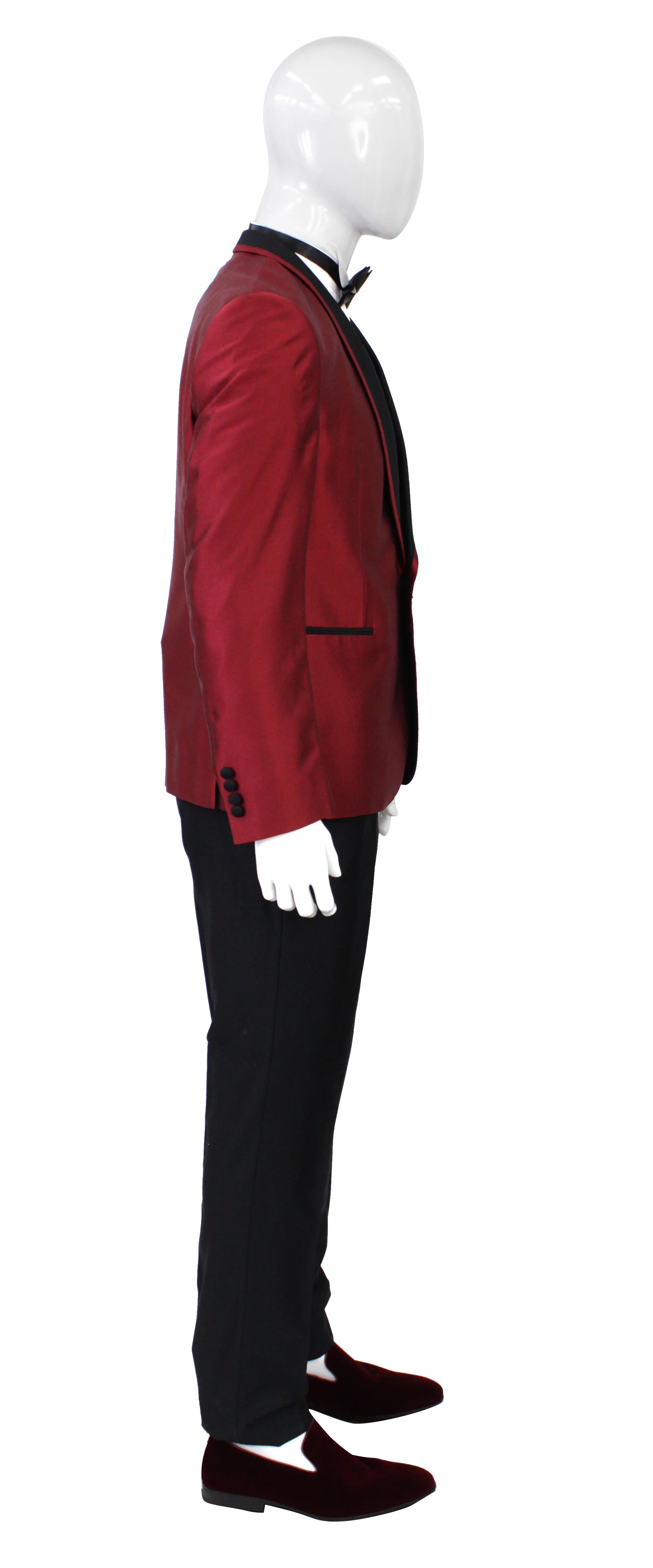 Portabella,SOLID-1BSHAWLV-TUXEDO SUITS-TUX300-BURGUNDY - Image 5