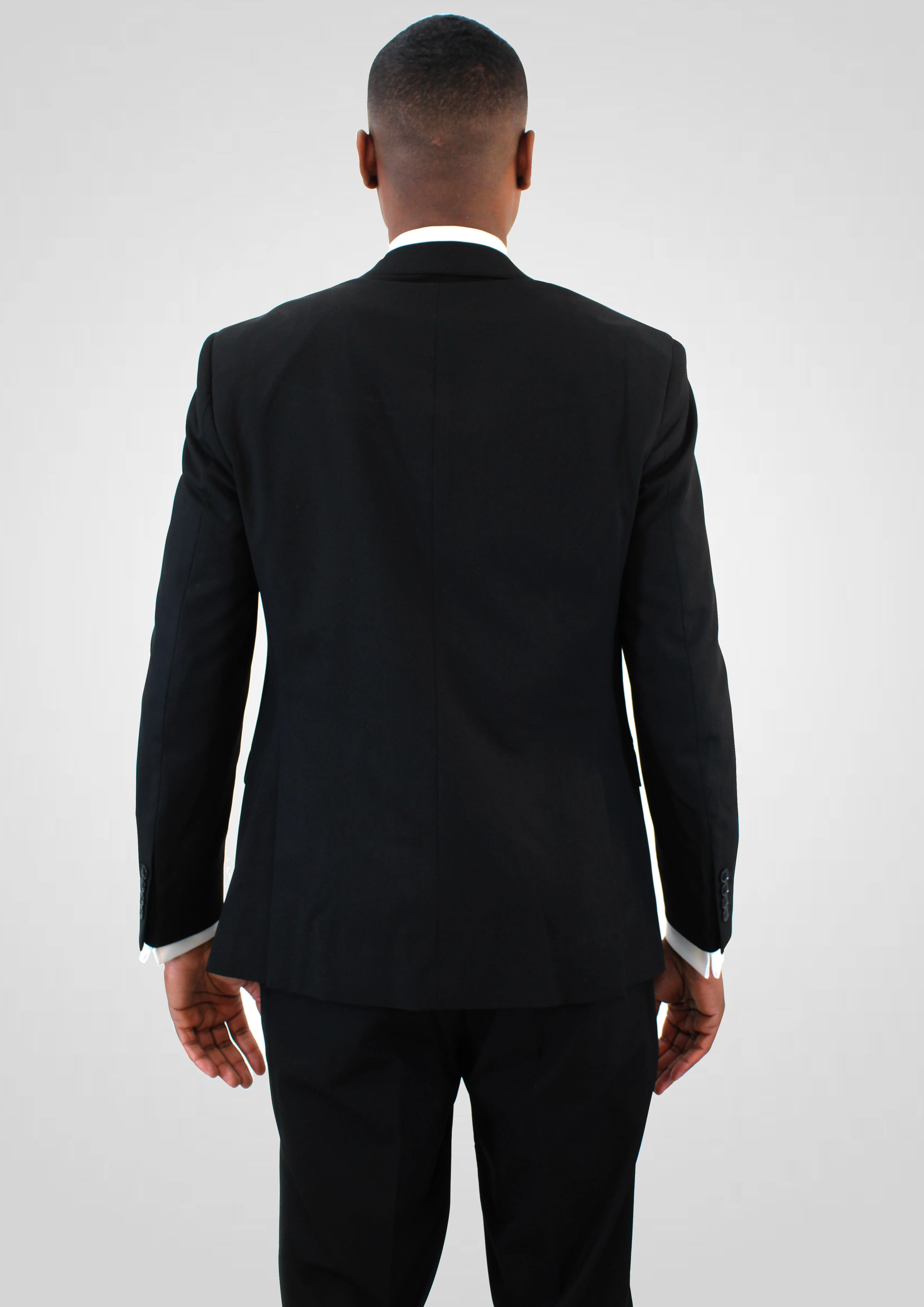 PORTABELLA,SOLID-2BV-DRESSY SUITS-1VSTC-BLACK - Image 3