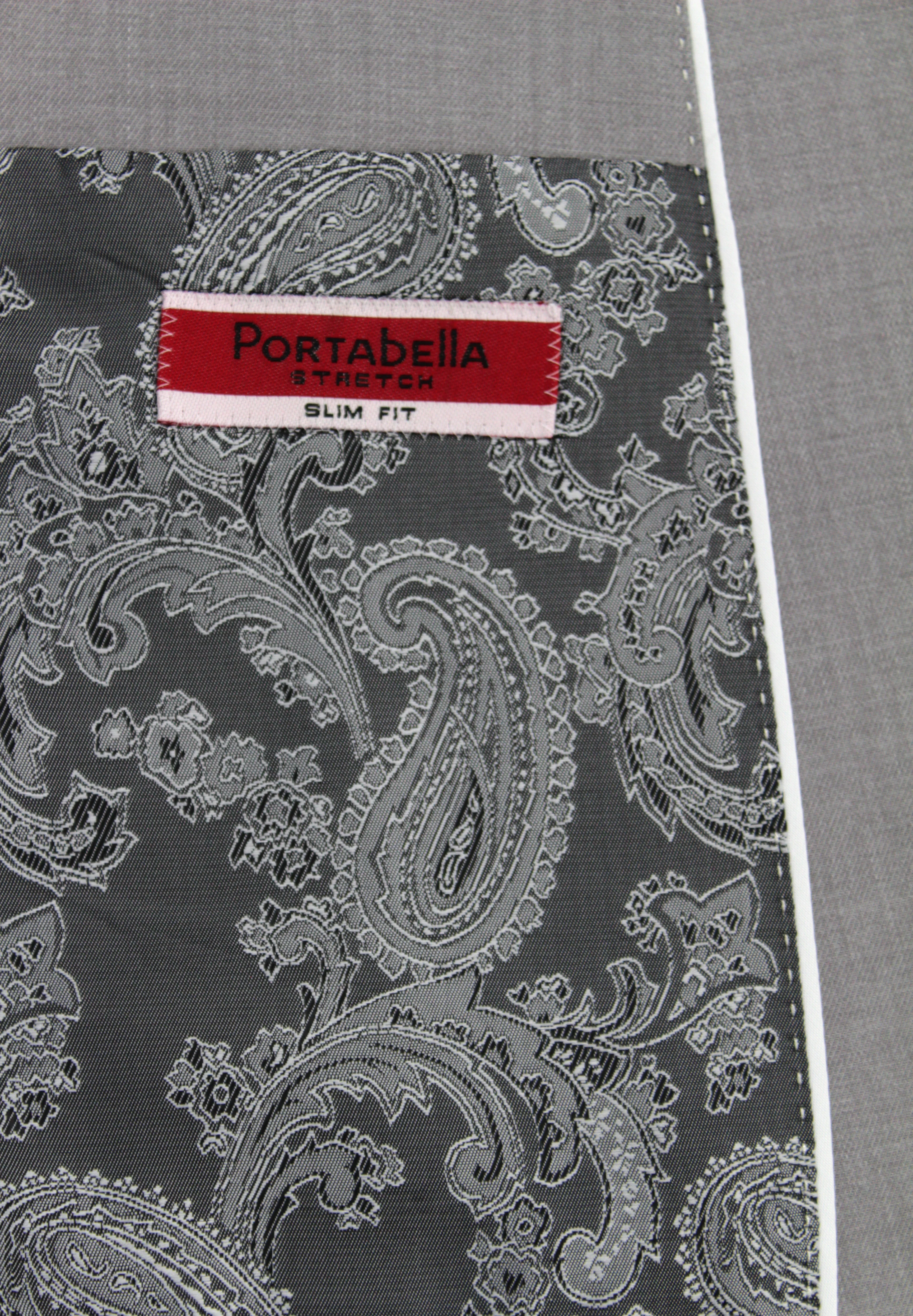 PORTABELLA,SOLID-2BV-DRESSY SUITS-42DV-GREY - Image 4