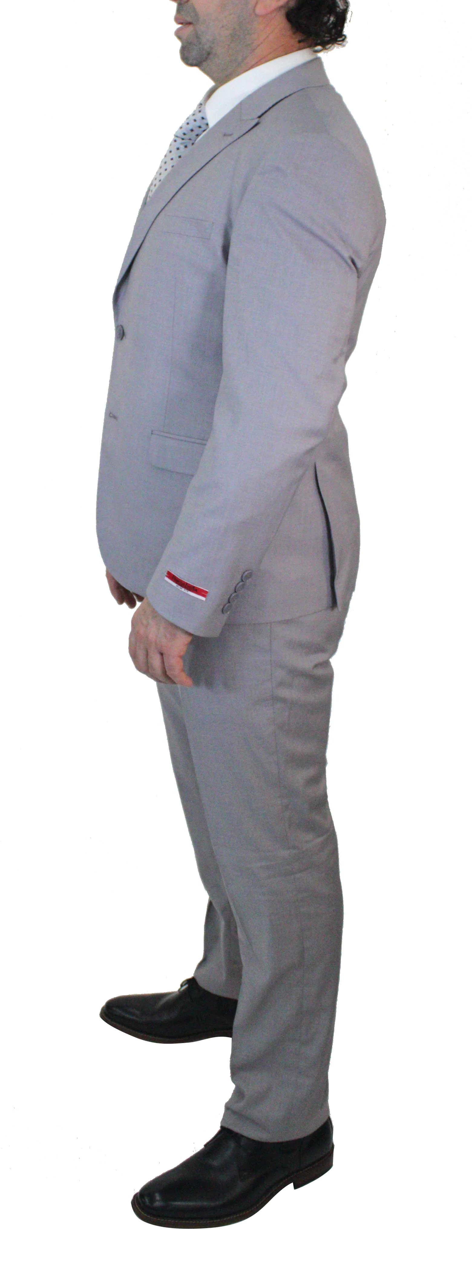 PORTABELLA,SOLID-2BV-DRESSY SUITS-42DV-GREY - Image 5
