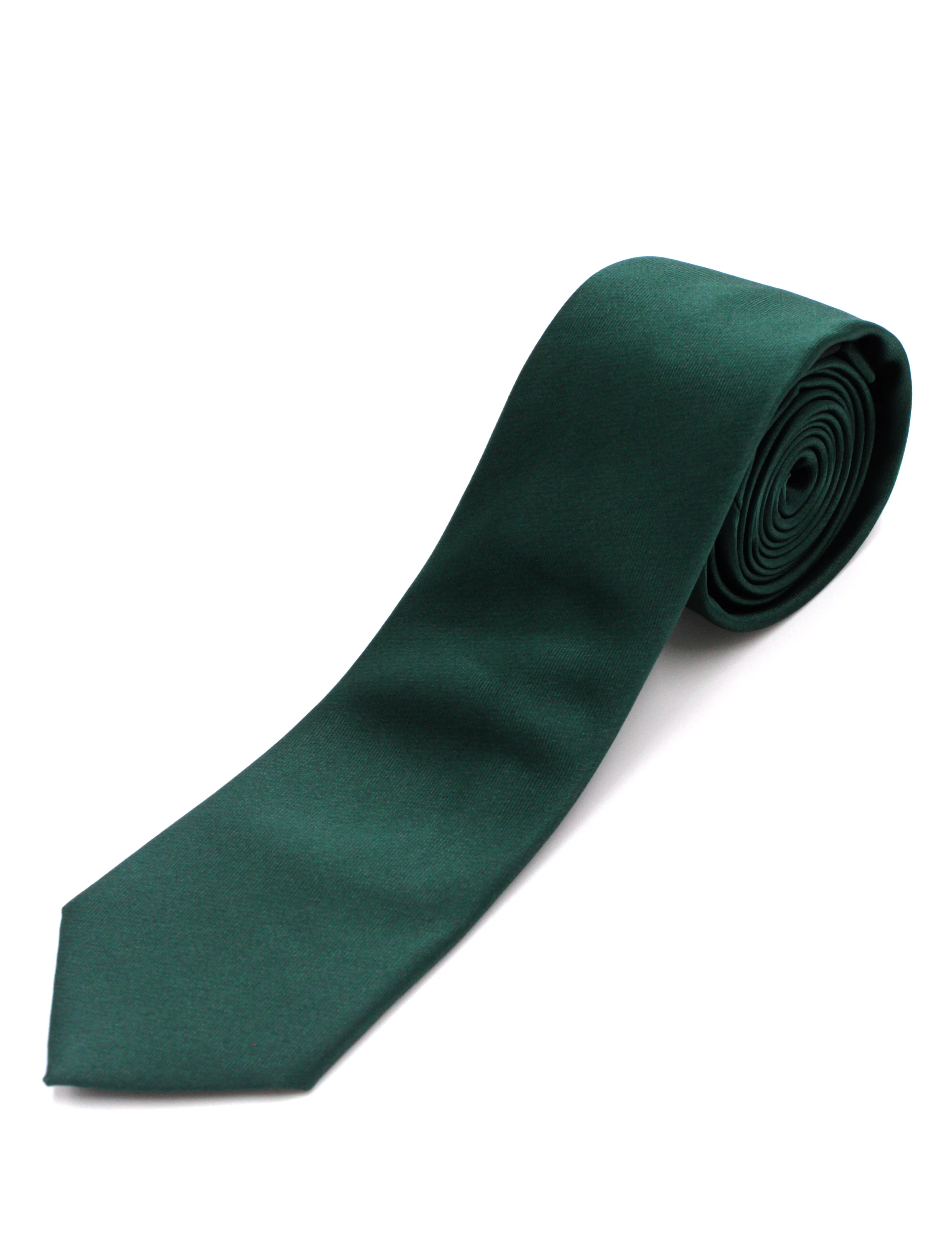 PORTABELLA,SOLID---NECKWEAR-SOLID TIE-EMERALD