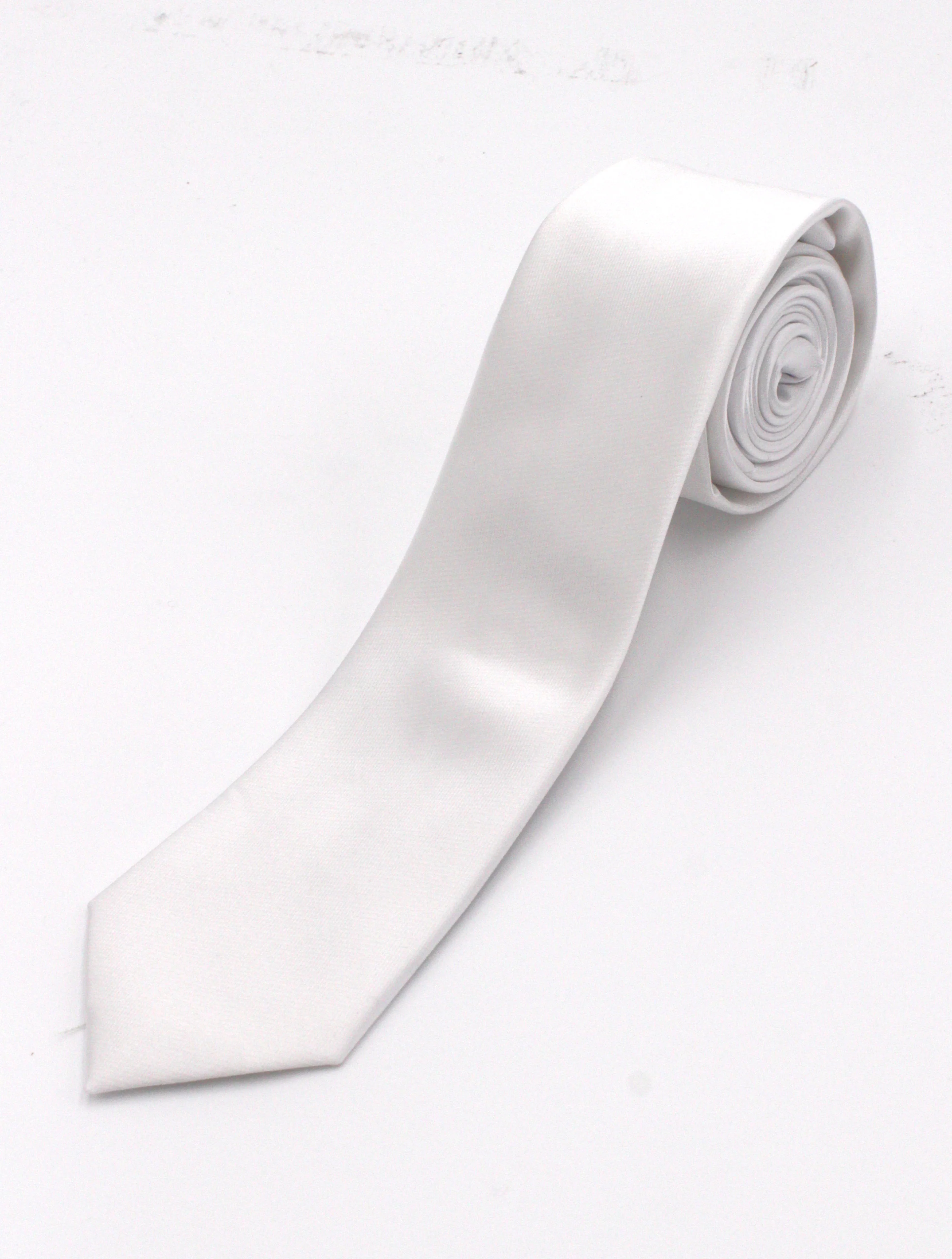 PORTABELLA,SOLID---NECKWEAR-SOLID TIE-WHITE