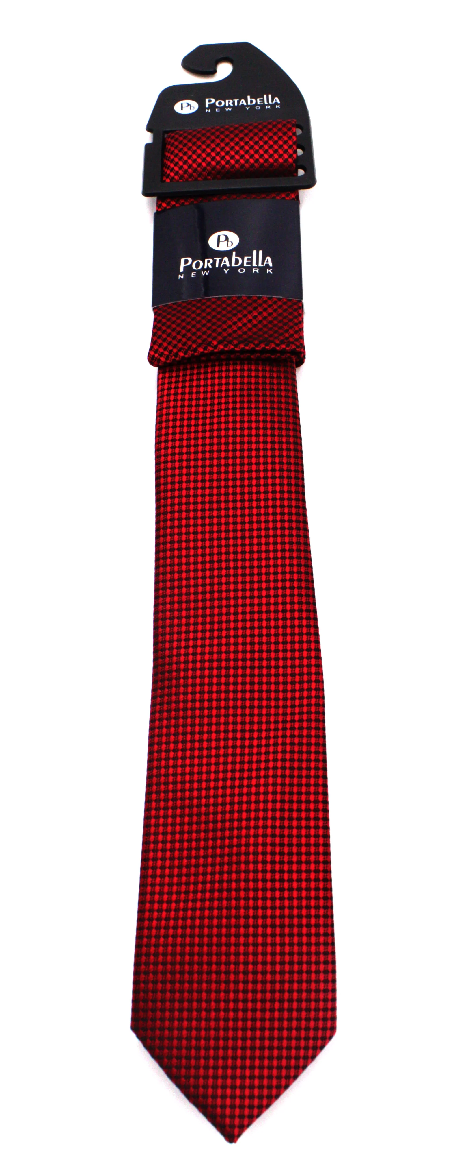 PORTABELLA,Z---NECKWEAR-FANCY TIE-RED - Image 2