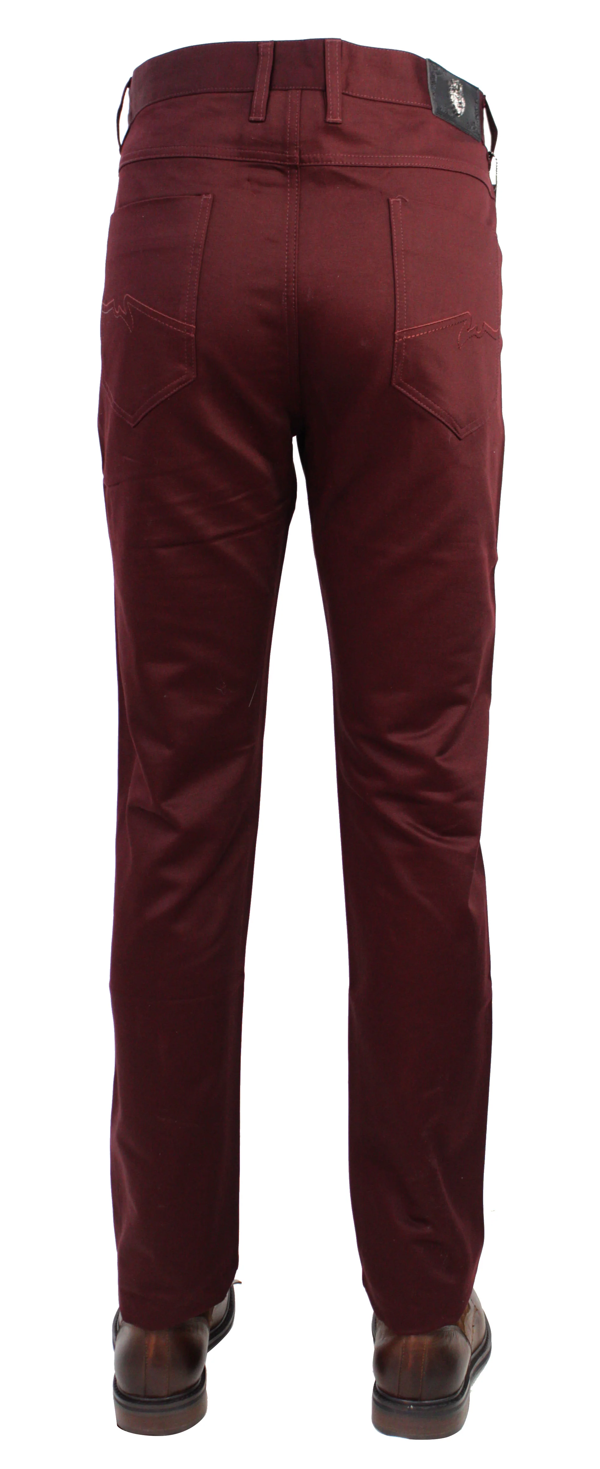 SEAN JACOB INC,Z---JEANS-CP114-BURGUNDY - Image 3