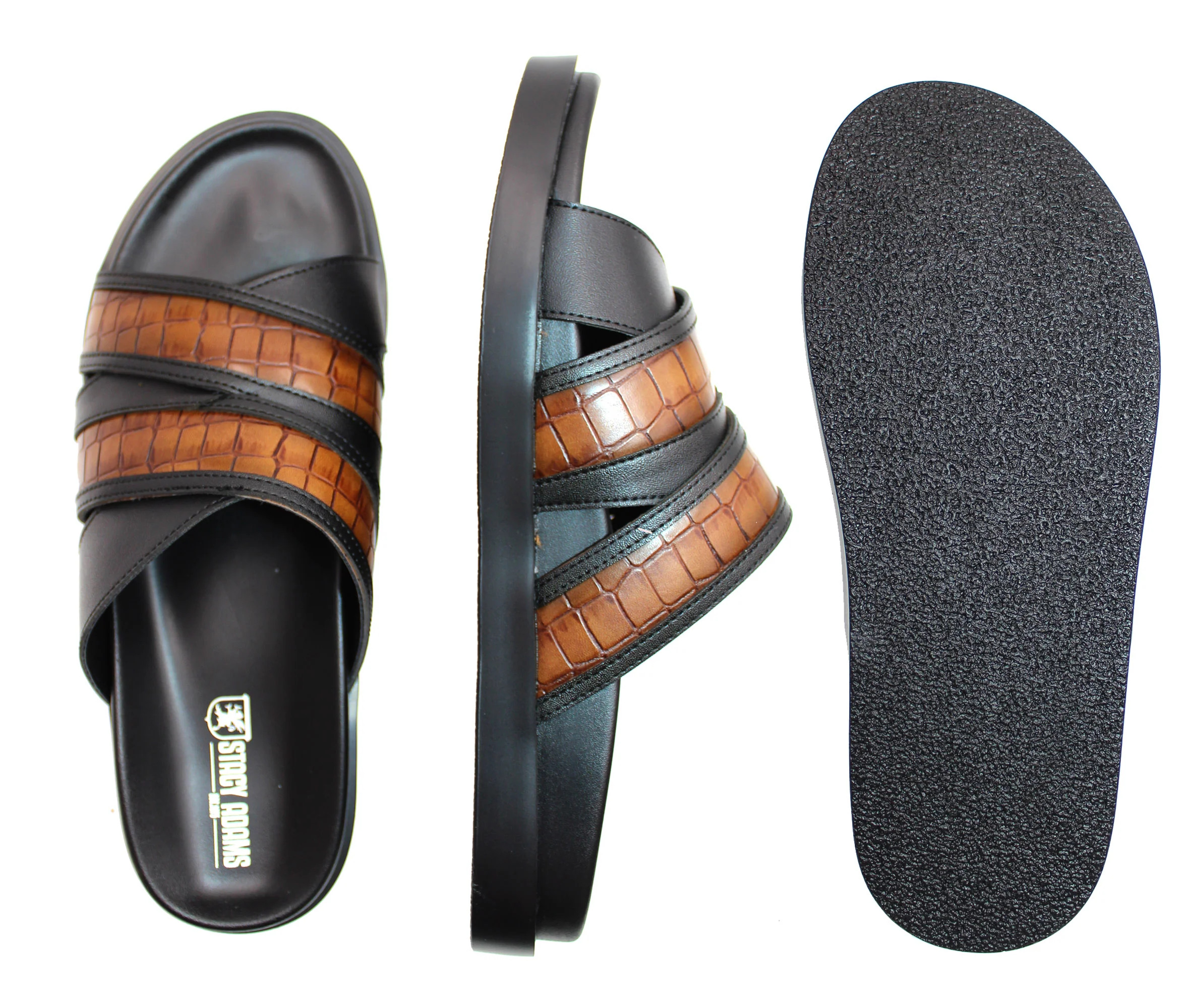 STACY ADAMS,SOLID---SAN-SHOES-MONDO-25597-BLK/COG - Image 2