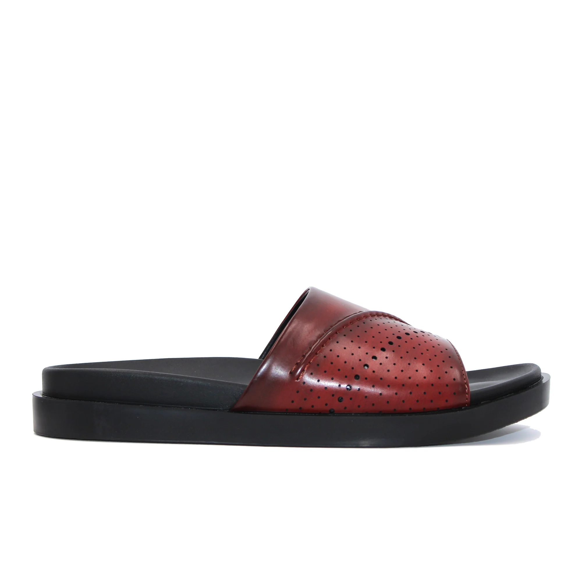 STACY ADAMS,SOLID---SAN-SHOES-MONTEREY-25596-BURGUNDY