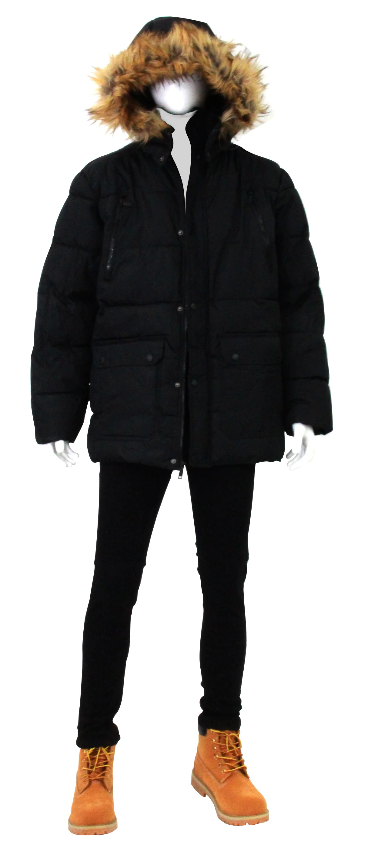 STEVE MADDEN,QUILTED---CASUAL JKTS-AM2001-BLACK